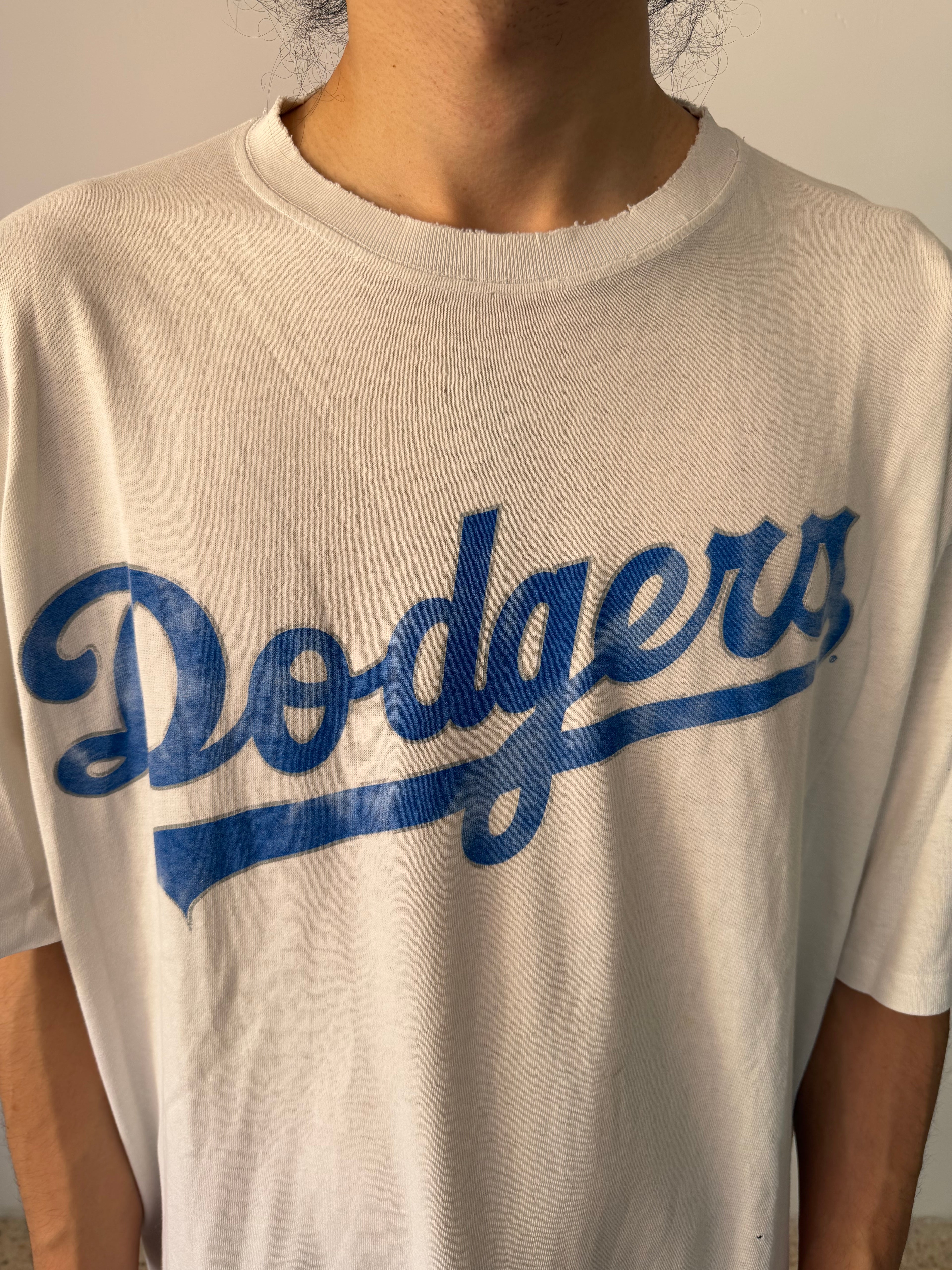 Vintage Starter Los Angeles Dodgers Script Logo Tee