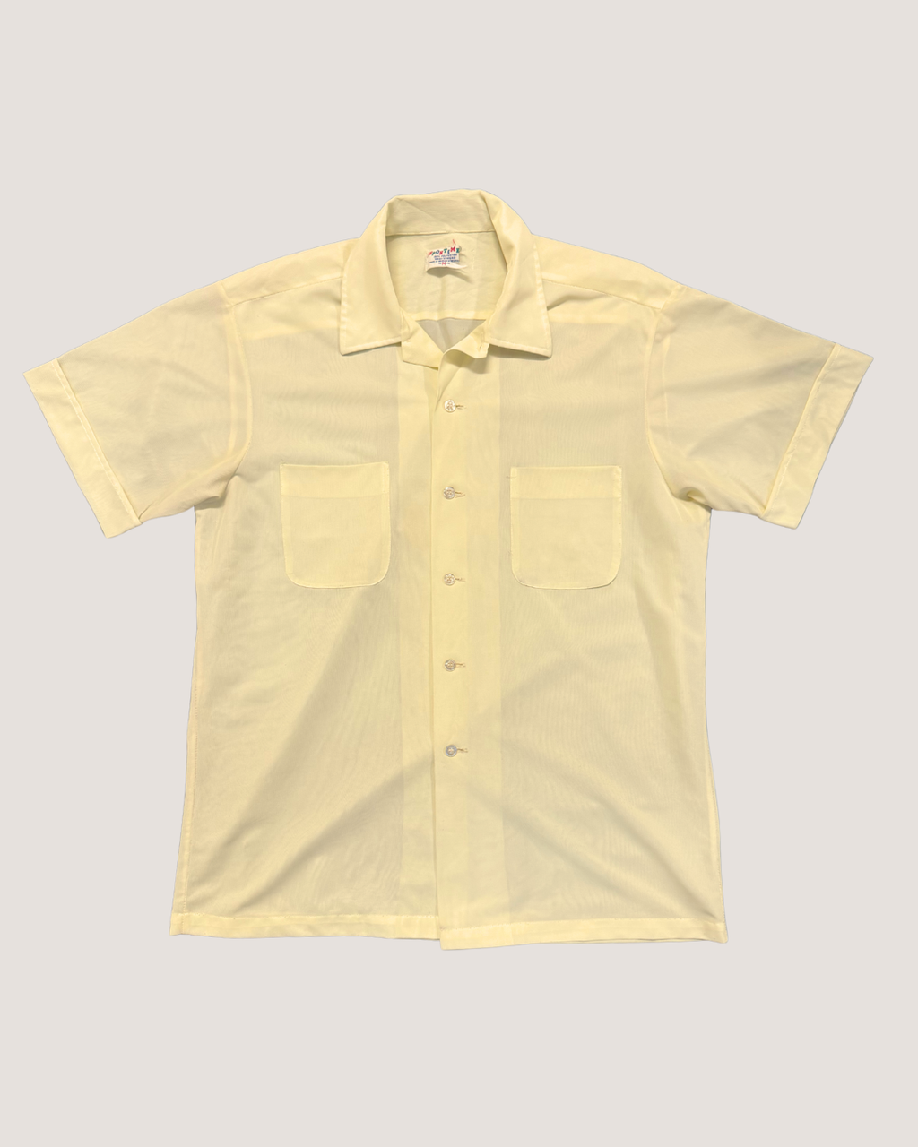 Sportime Yellow Short Sleeve Shirt