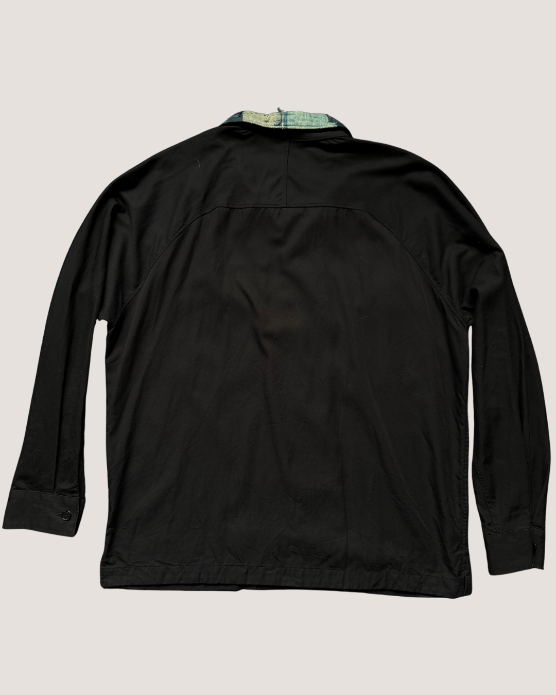 Kuon Boro collar shirt