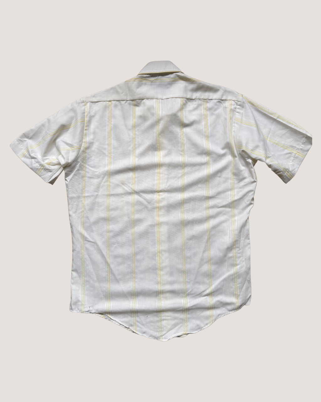 Textured Off-white Stripe Shirt