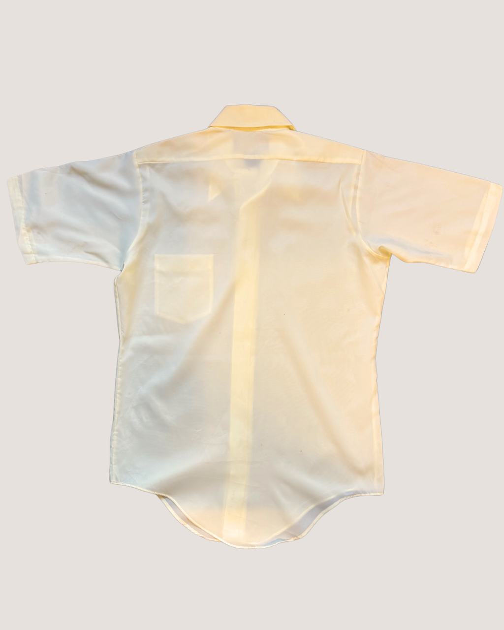 Van Heusen Yellow Short Sleeve Shirt