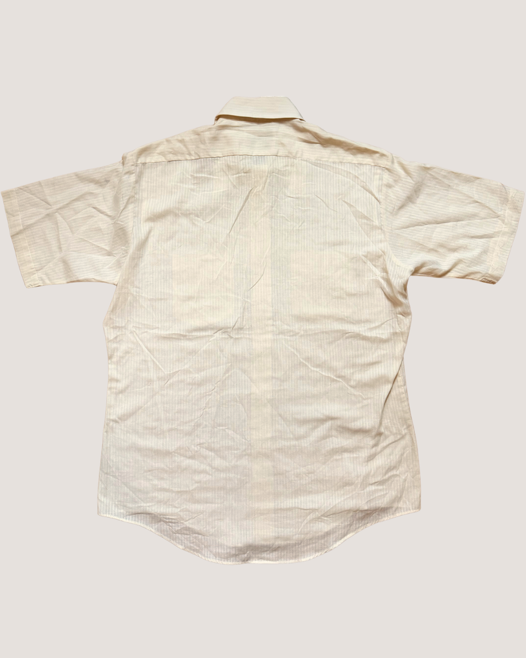 Montgomery Ward Beige Short Sleeves Shirt
