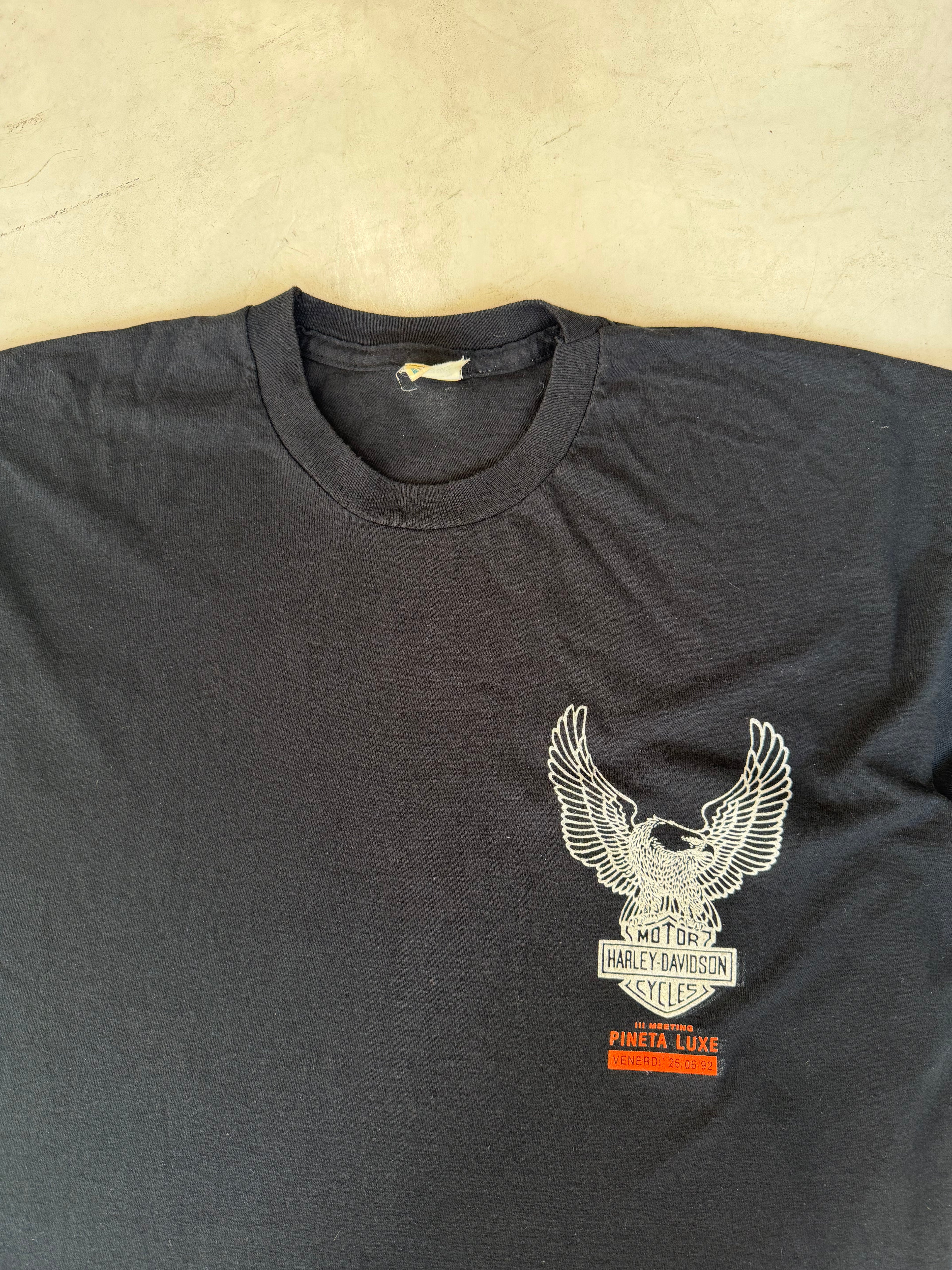 Vintage 1992 Harley-Davidson “Fuck Off Japan” Screen Stars Tee XL