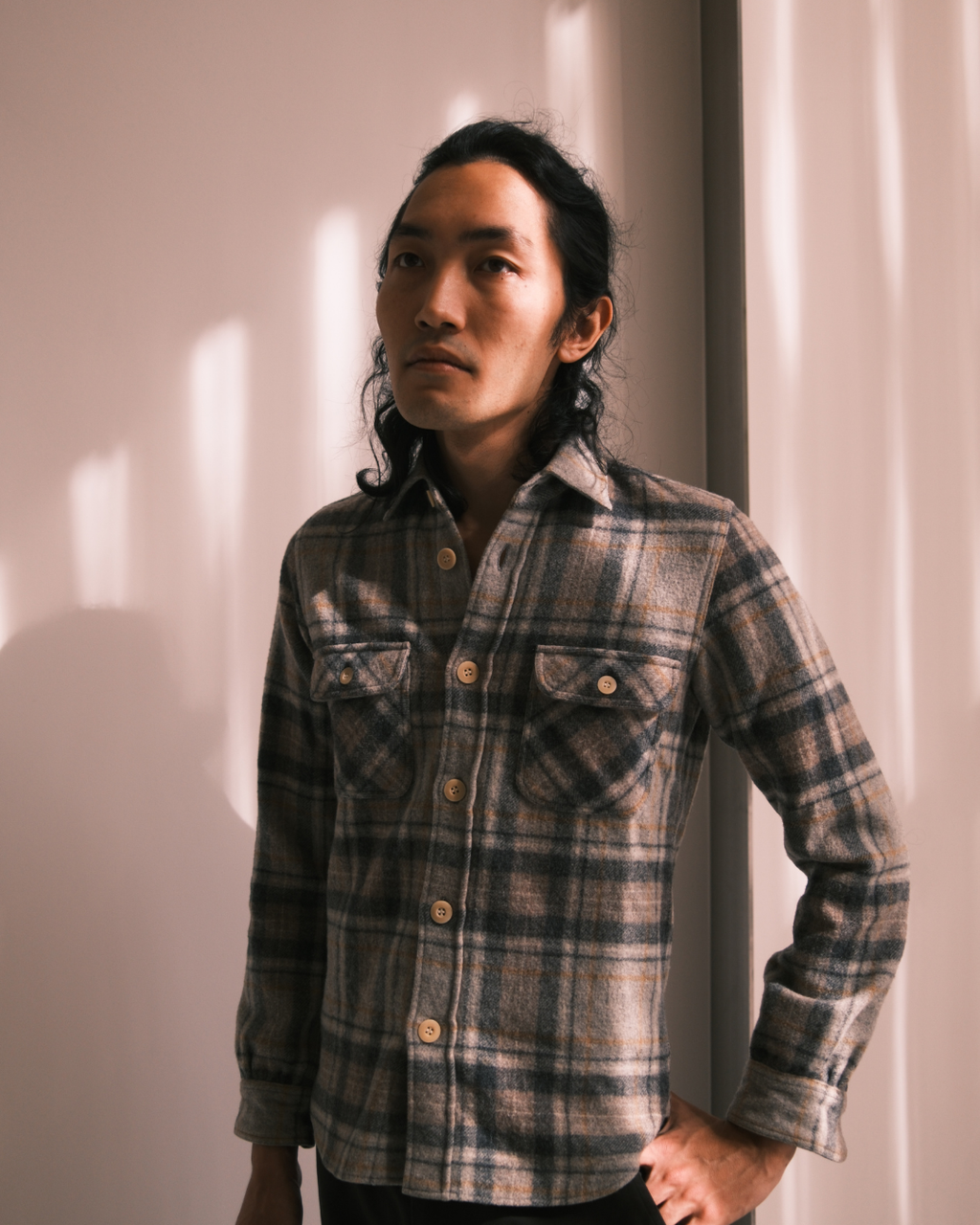 Comme des Garçons Wool Melton Shirt 2012