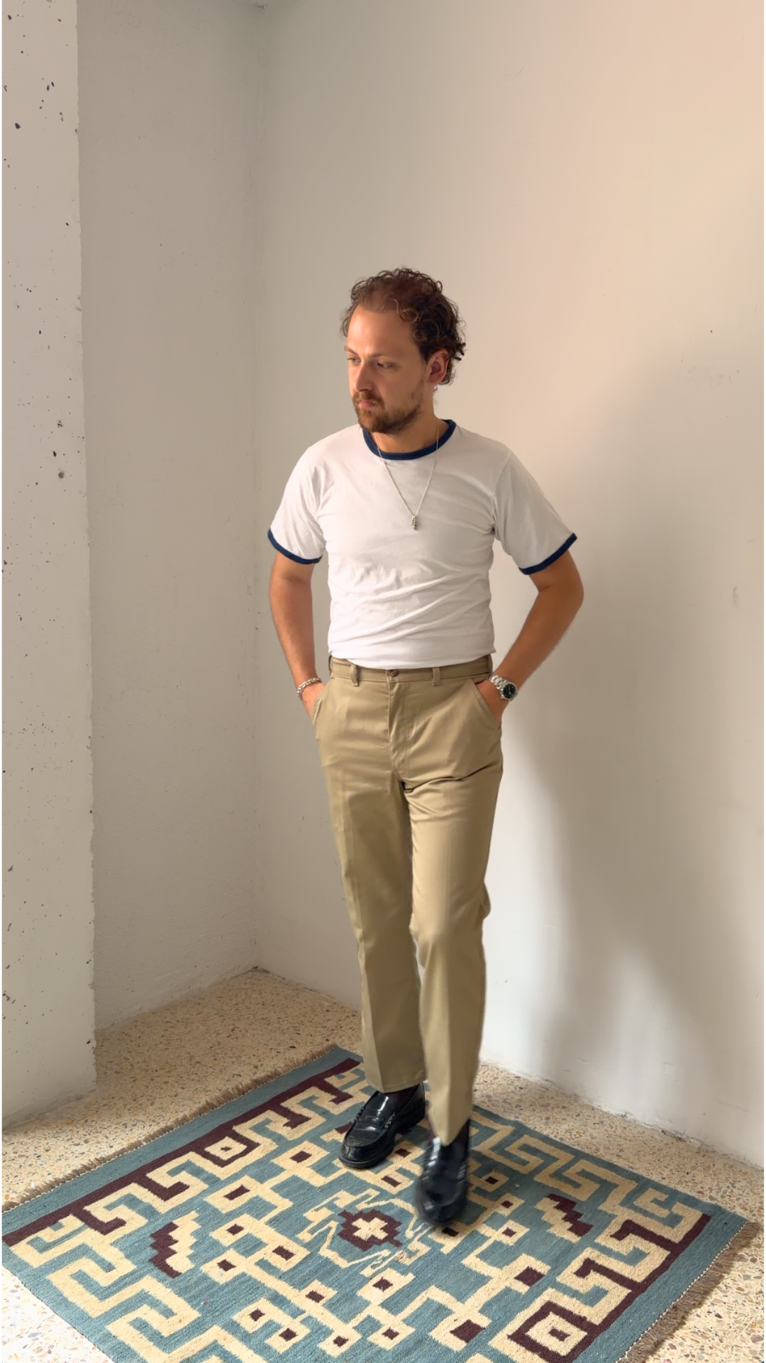 Blue Ringer Tee