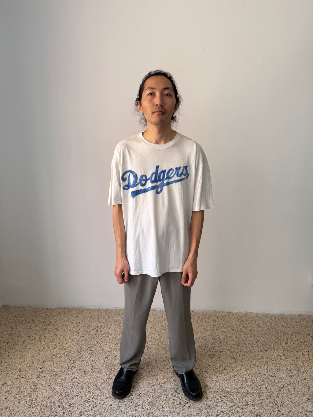 Vintage Starter Los Angeles Dodgers Script Logo Tee