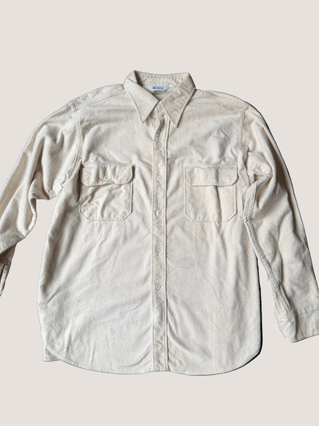 Woolrich White Flannel Shirt