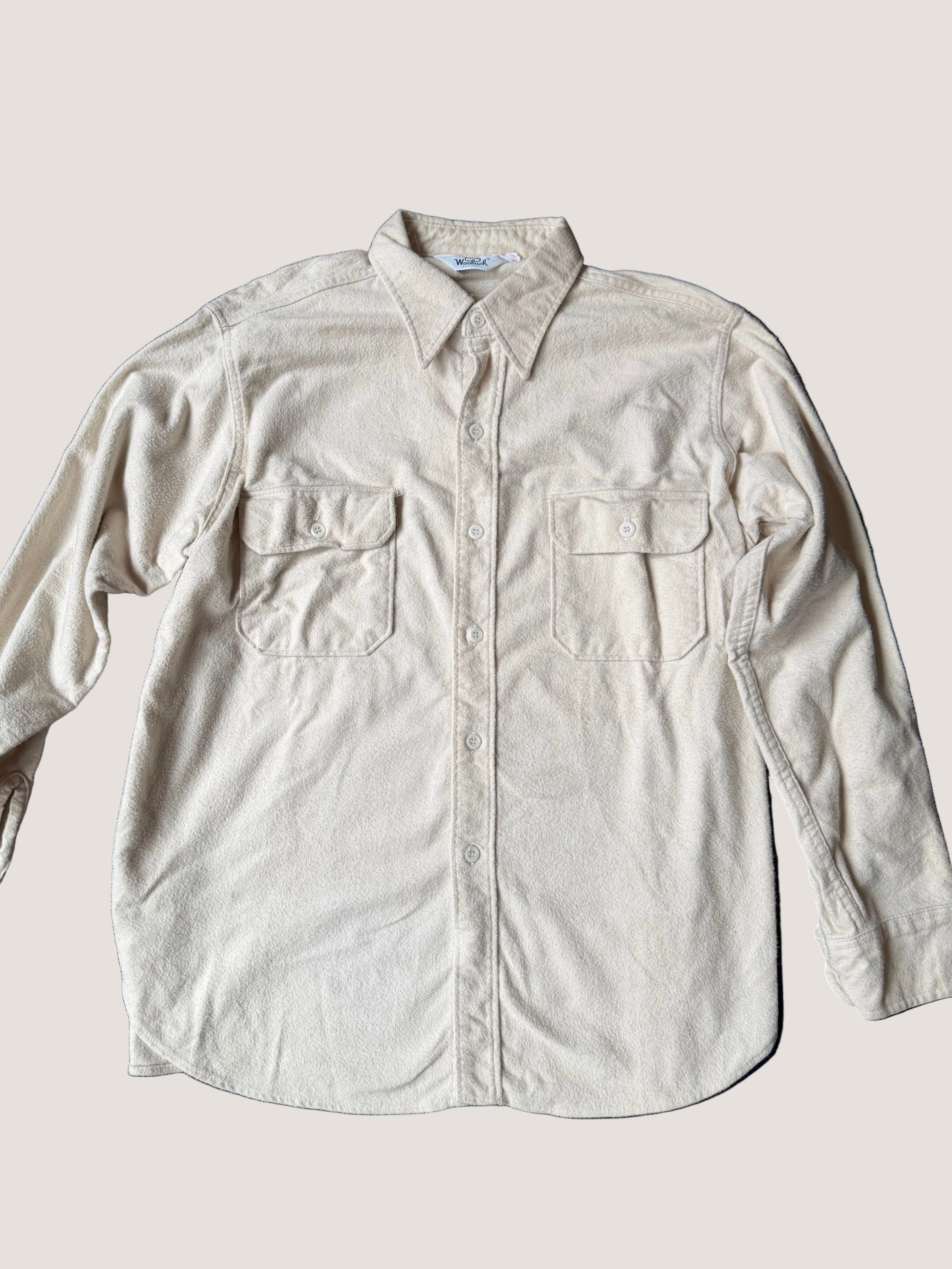 Woolrich White Flannel Shirt