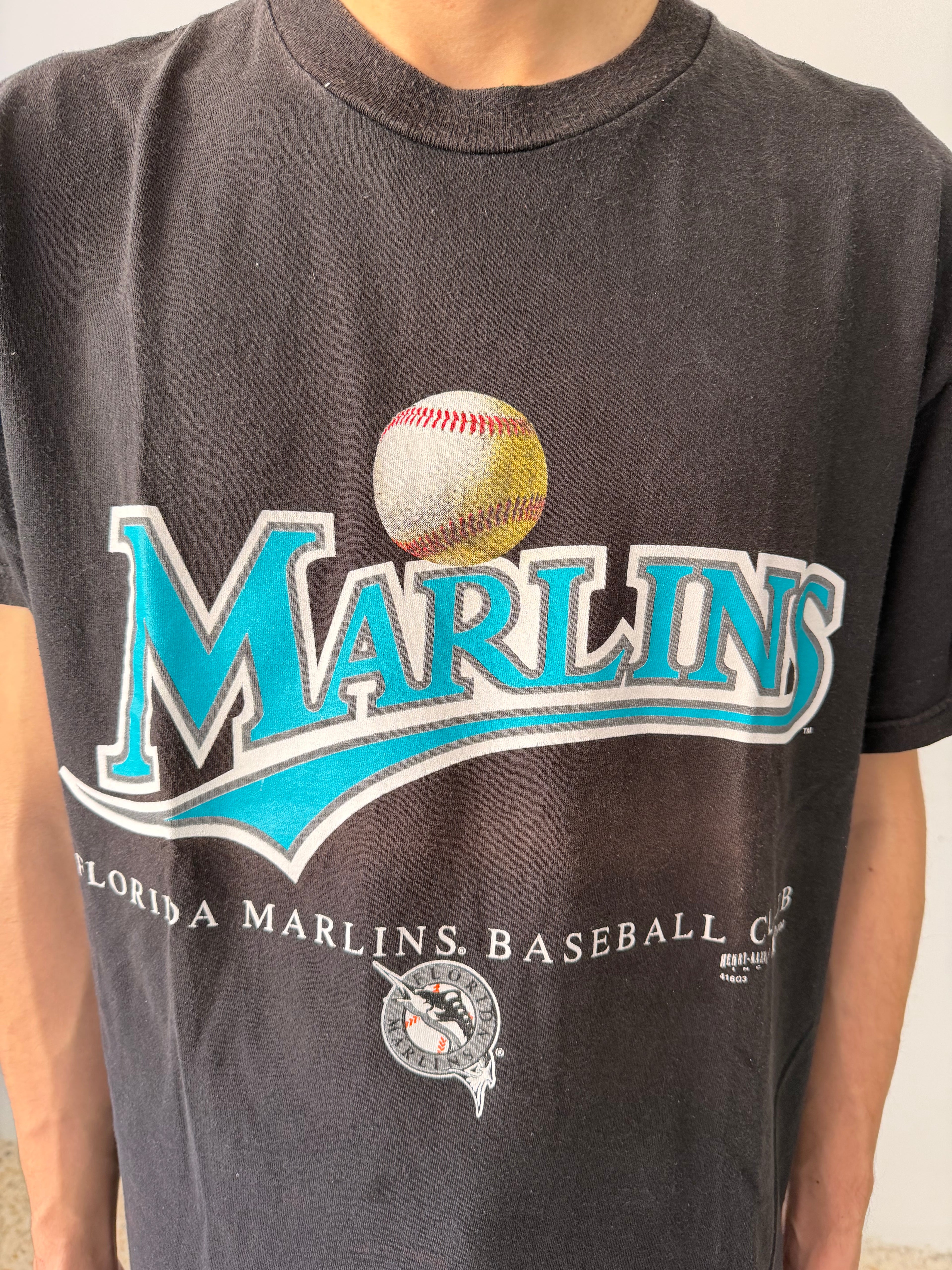 Vintage Florida Marlins Baseball Tee 00's