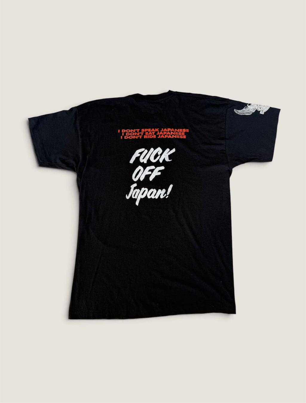 Vintage 1992 Harley-Davidson “Fuck Off Japan” Screen Stars Tee XL