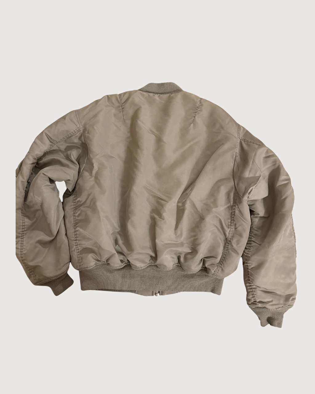 Grey MA-1 Bomber Jacket