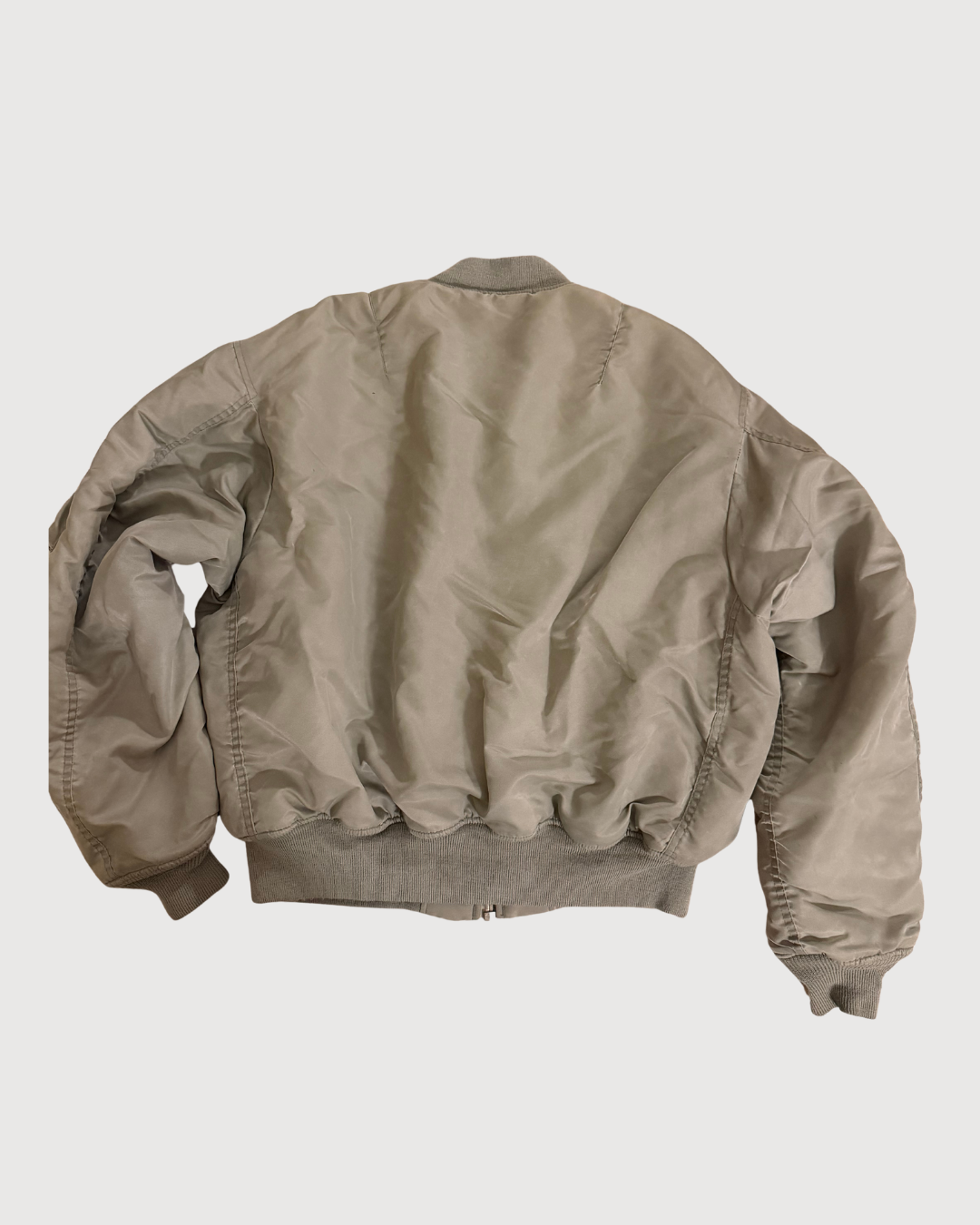 Grey MA-1 Bomber Jacket