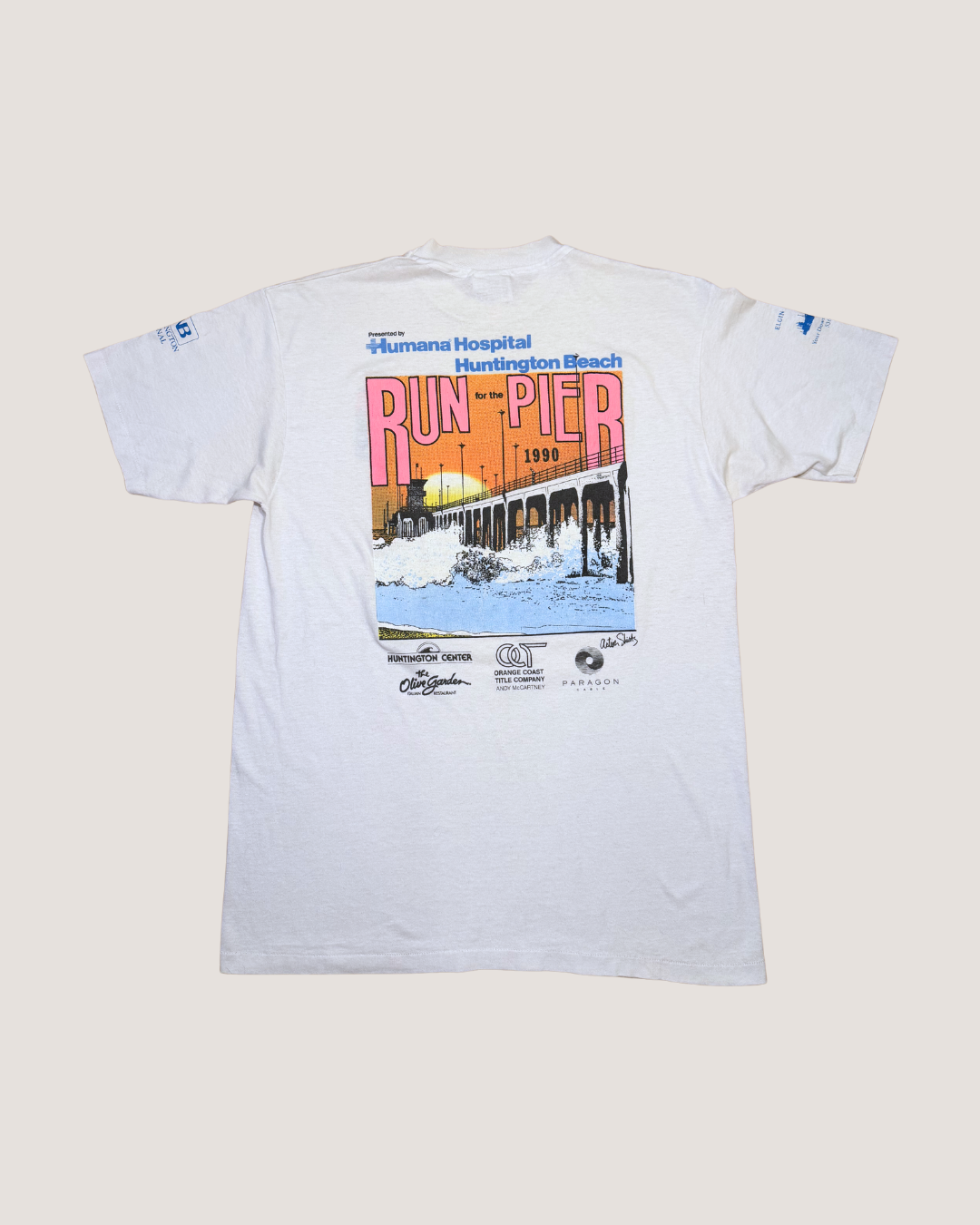Run For The Pier 1990 Vintage T-shirt