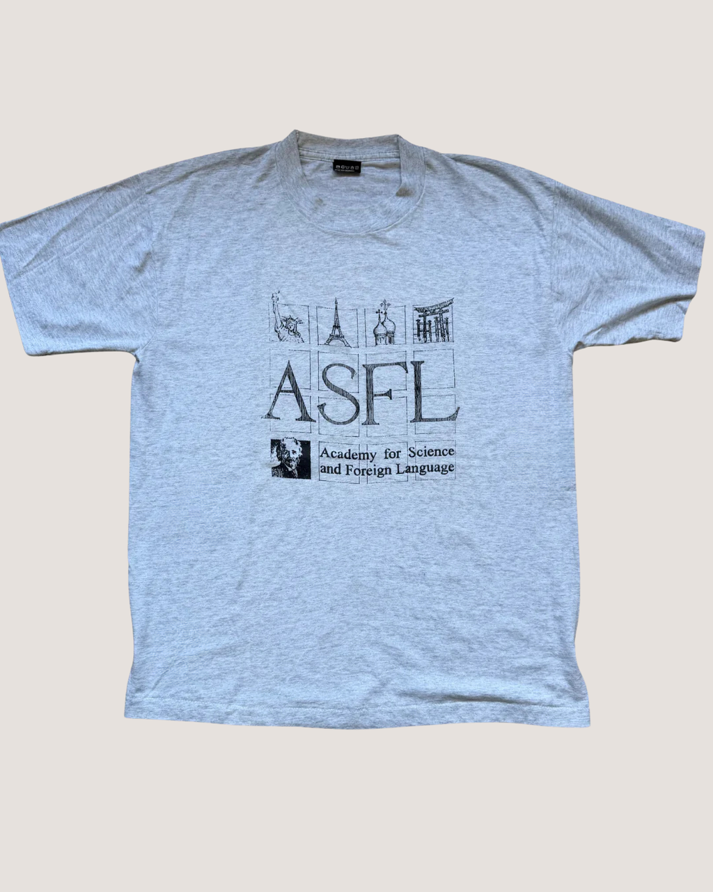 ASFL grey tee