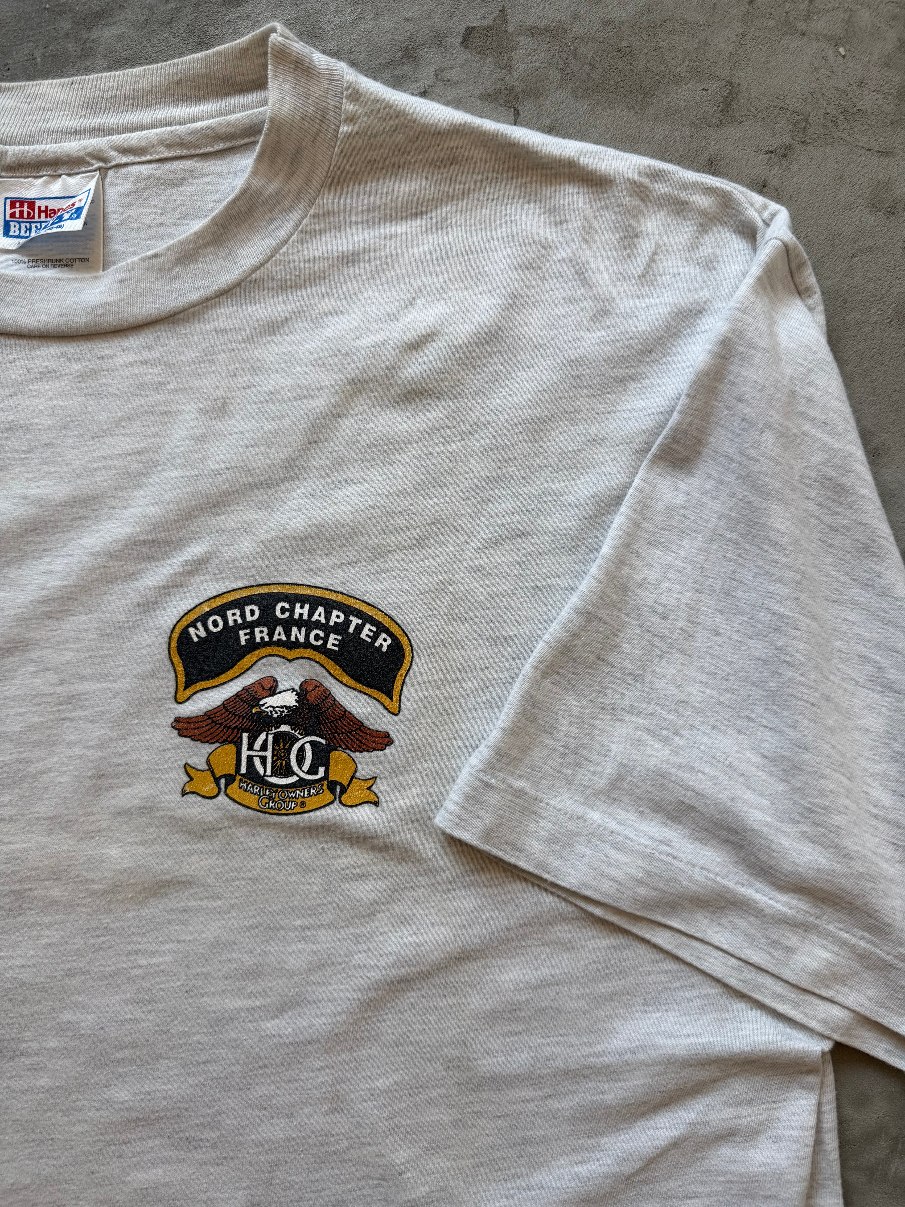 Vintage HOG Nord Chapter France tee 1992