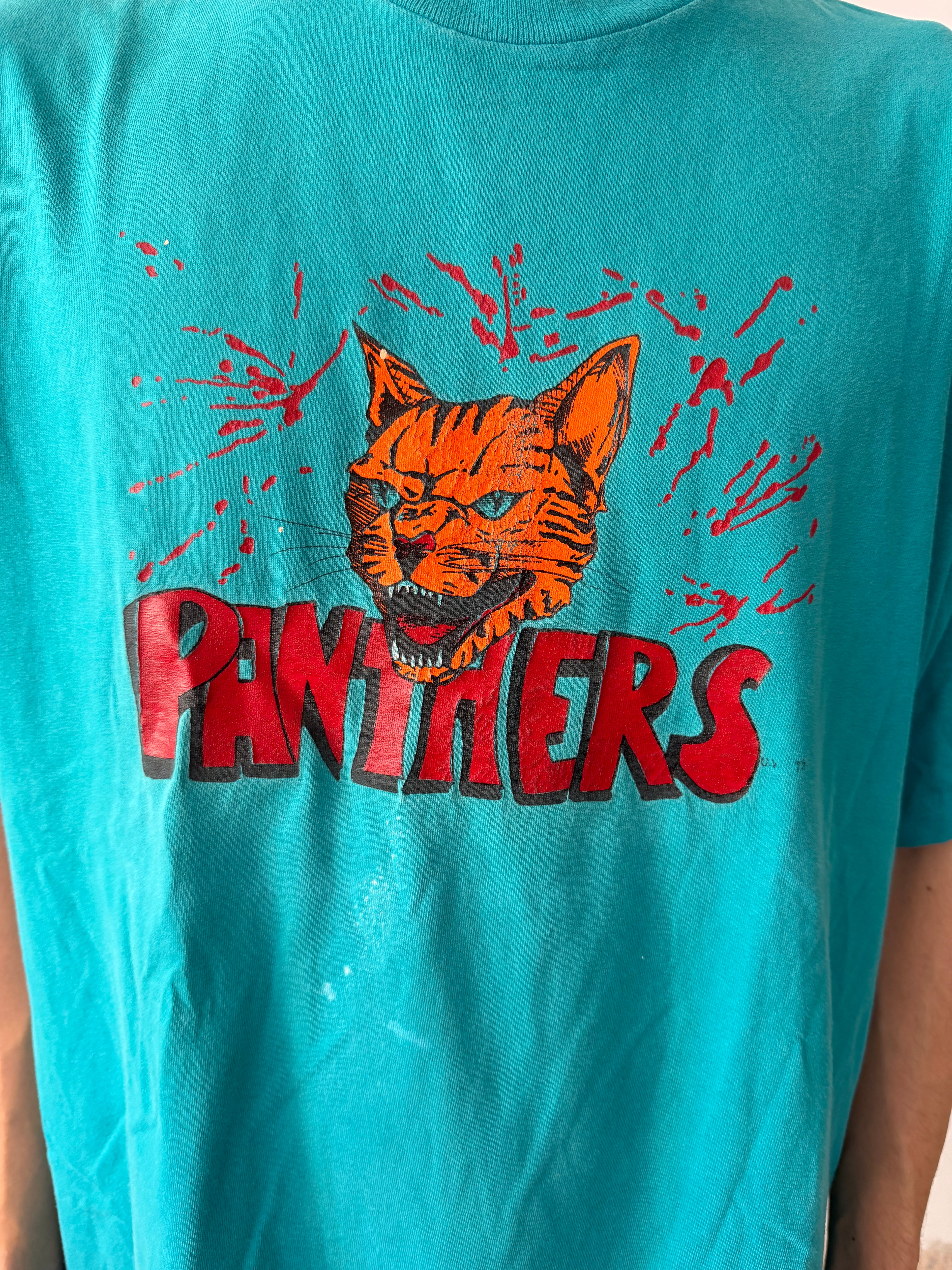 Vintage 1993 "Panthers" Single Stitch Tee