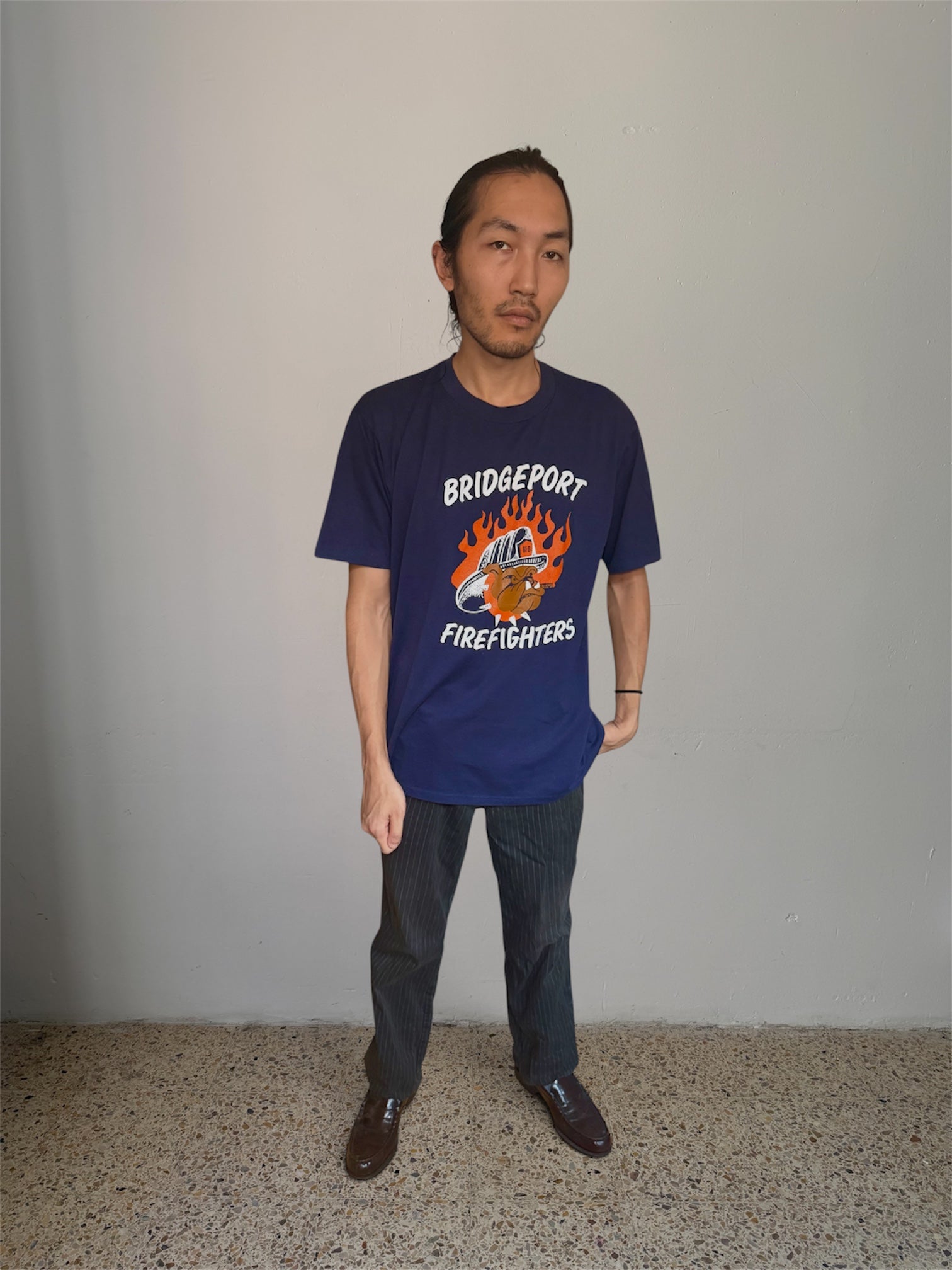 Bridgeport Firefighters Tee (80s)