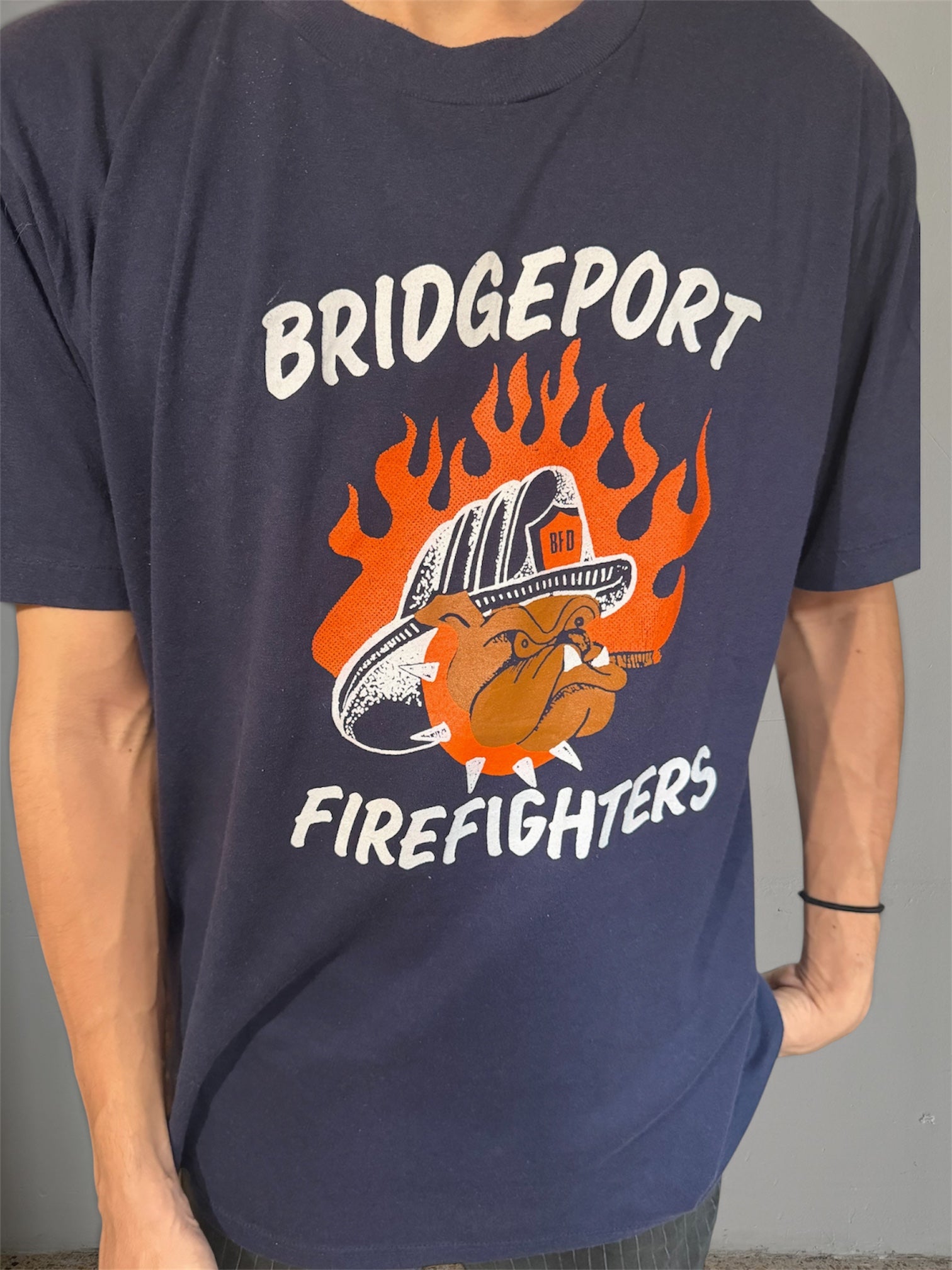 Bridgeport Firefighters Tee (80s)