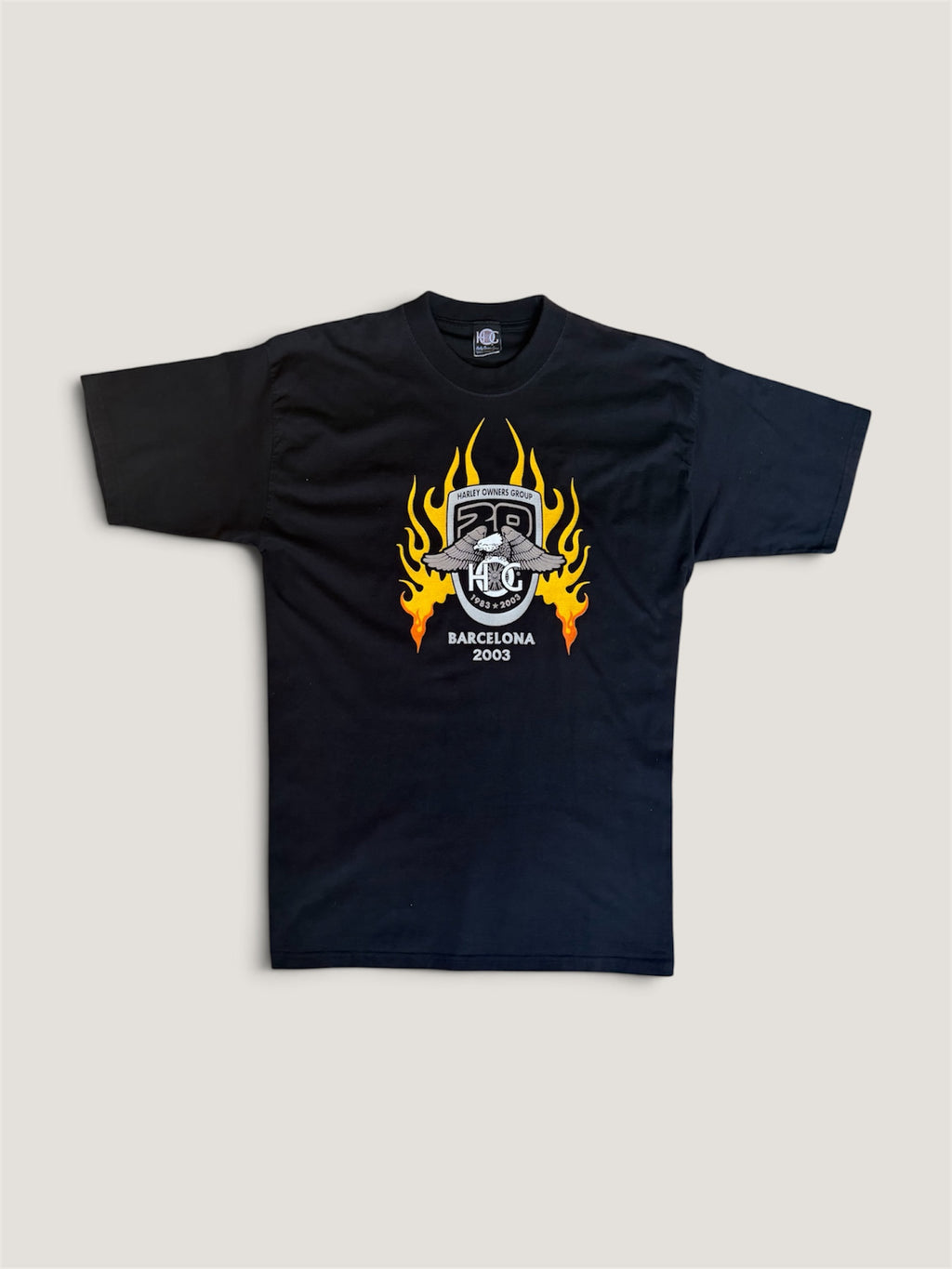 Vintage HOG Barcelona tee — 20th anniversary, 1983-2003