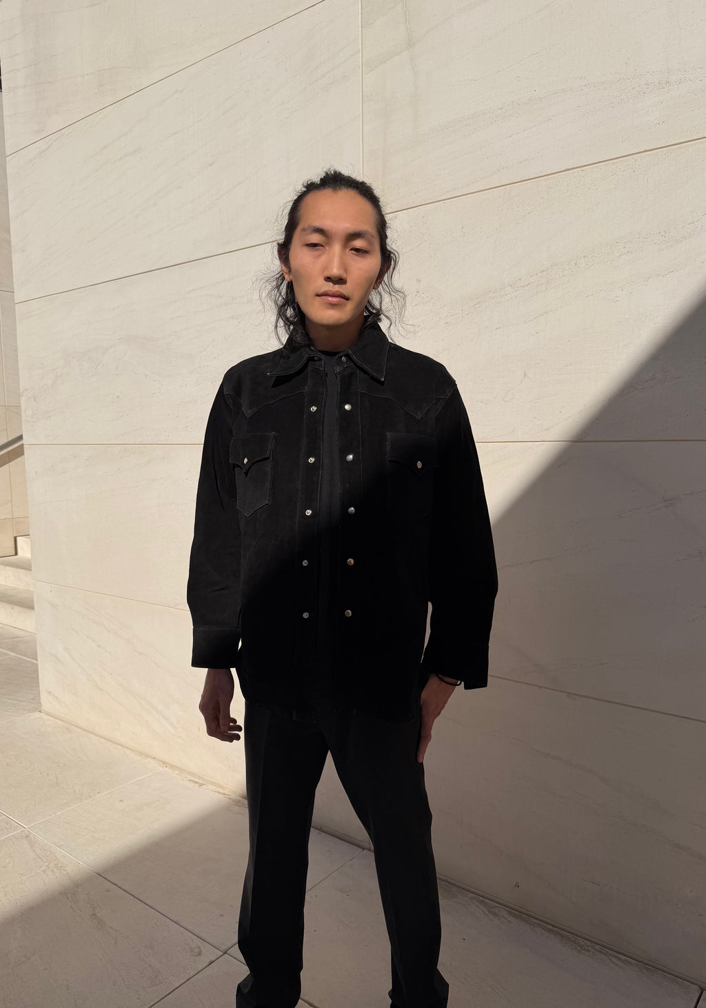 Leather Shirt Jacket 70's