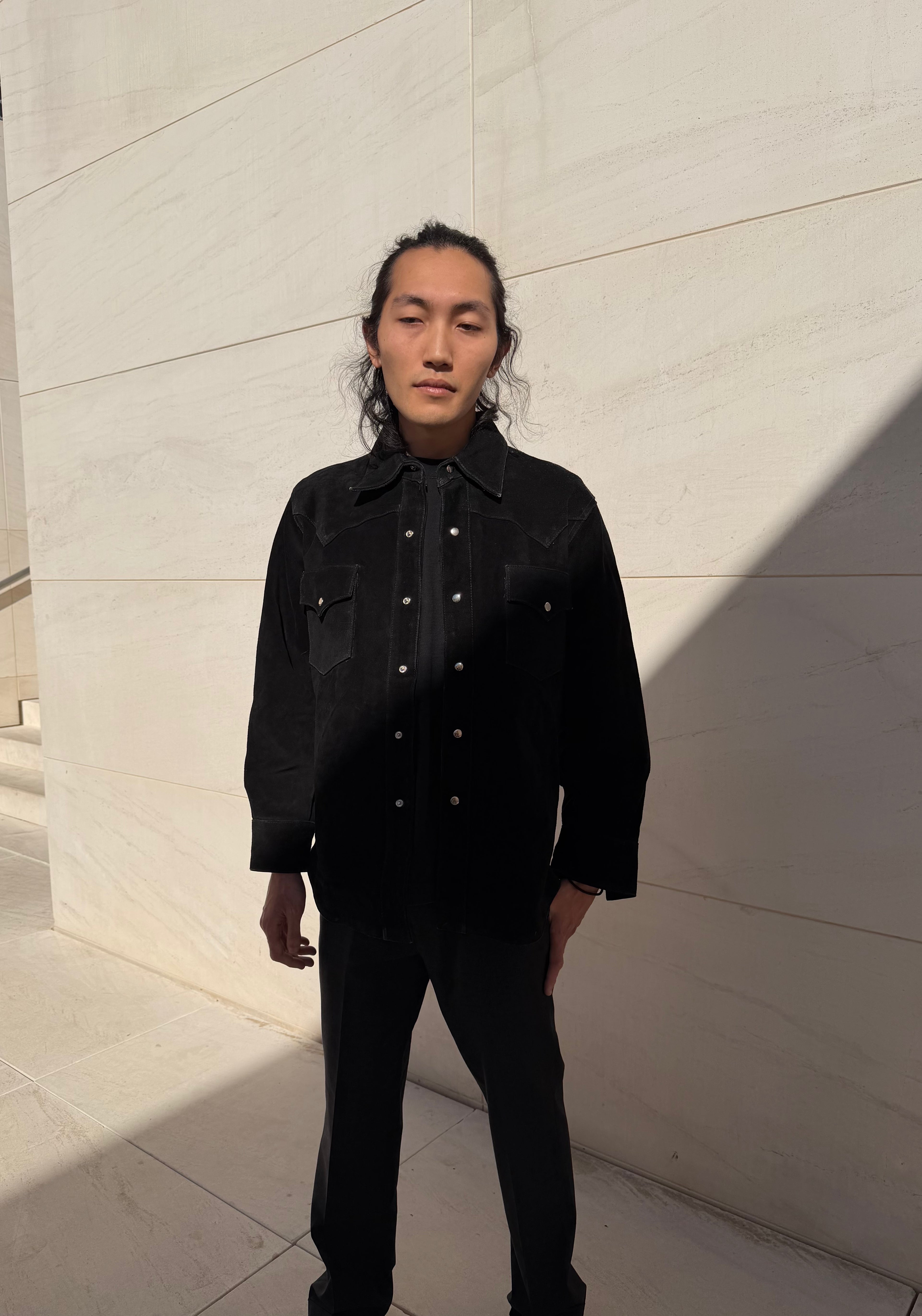 Leather Shirt Jacket 70's