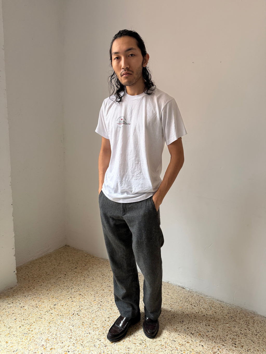 Hunter Pace White Tee