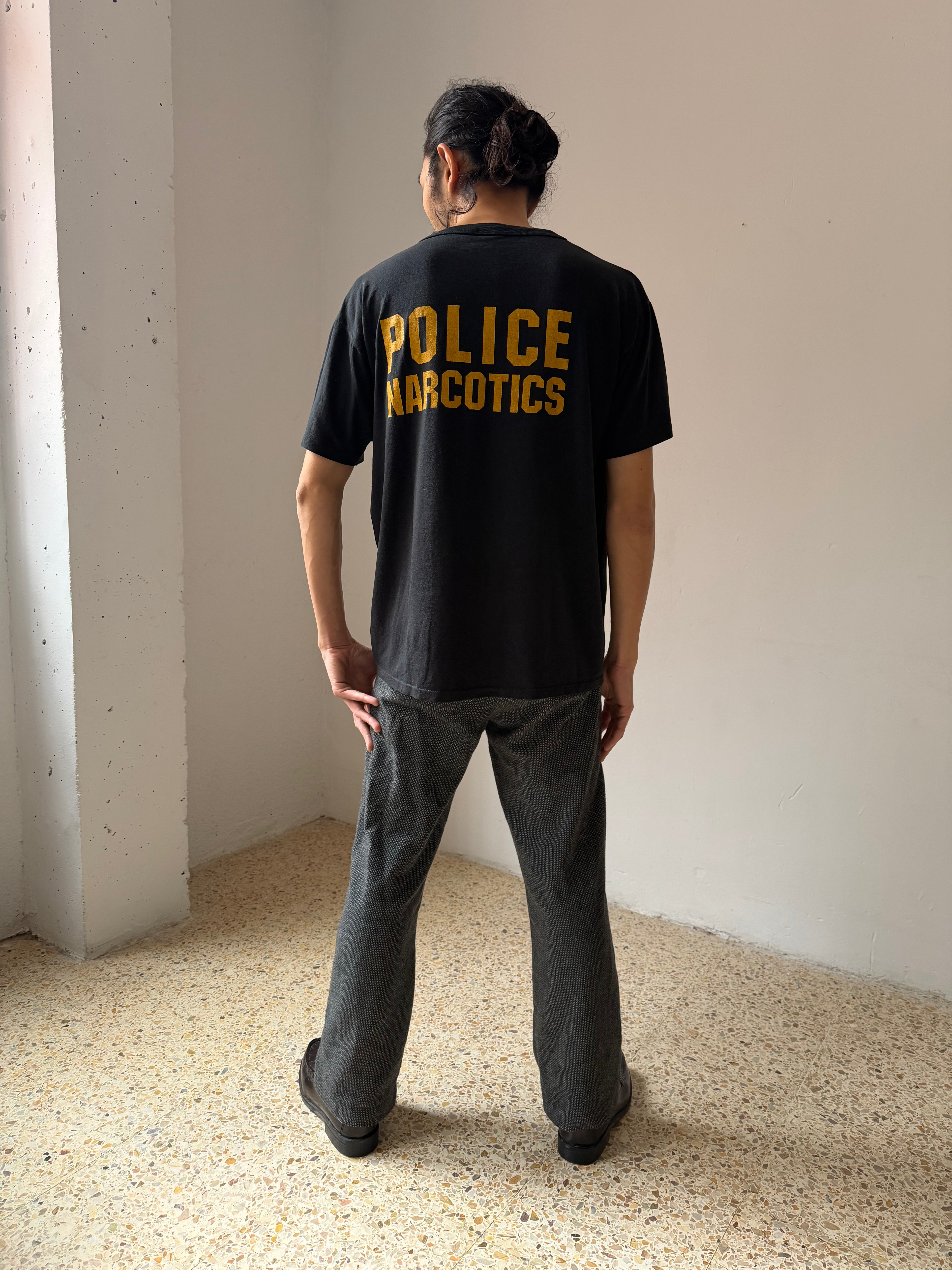 Police Narcotics Black Tee