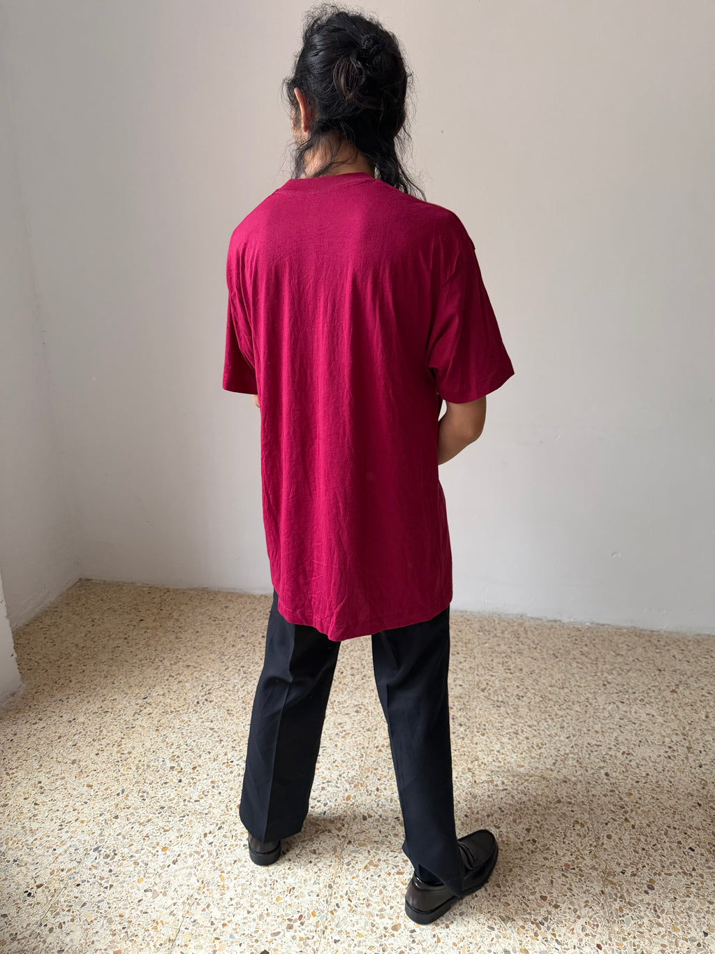 Burgundy vintage T-shirt