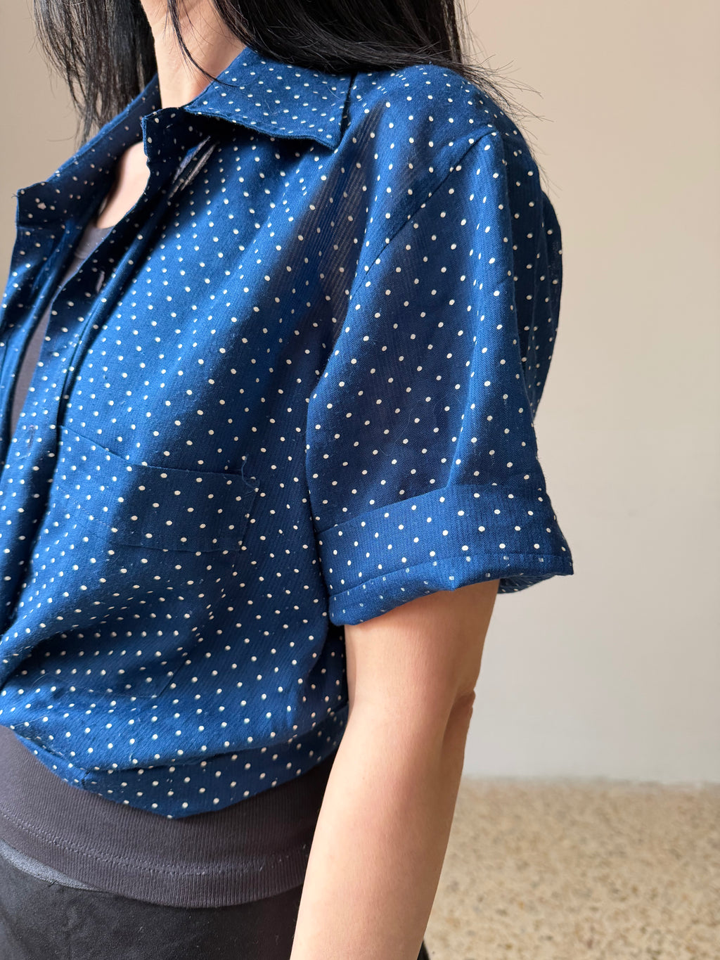 Blue Dot Short Sleeve Shirt