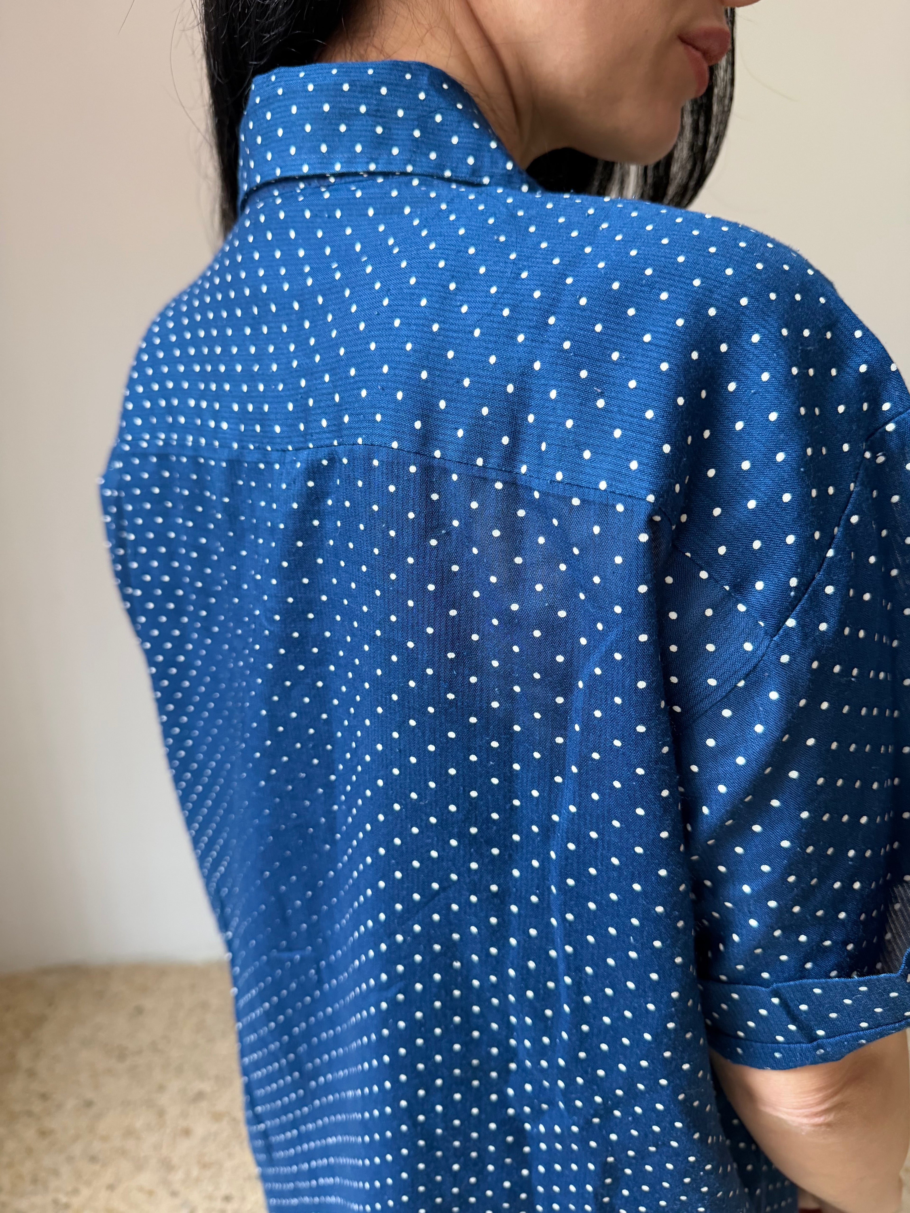 Blue Dot Short Sleeve Shirt