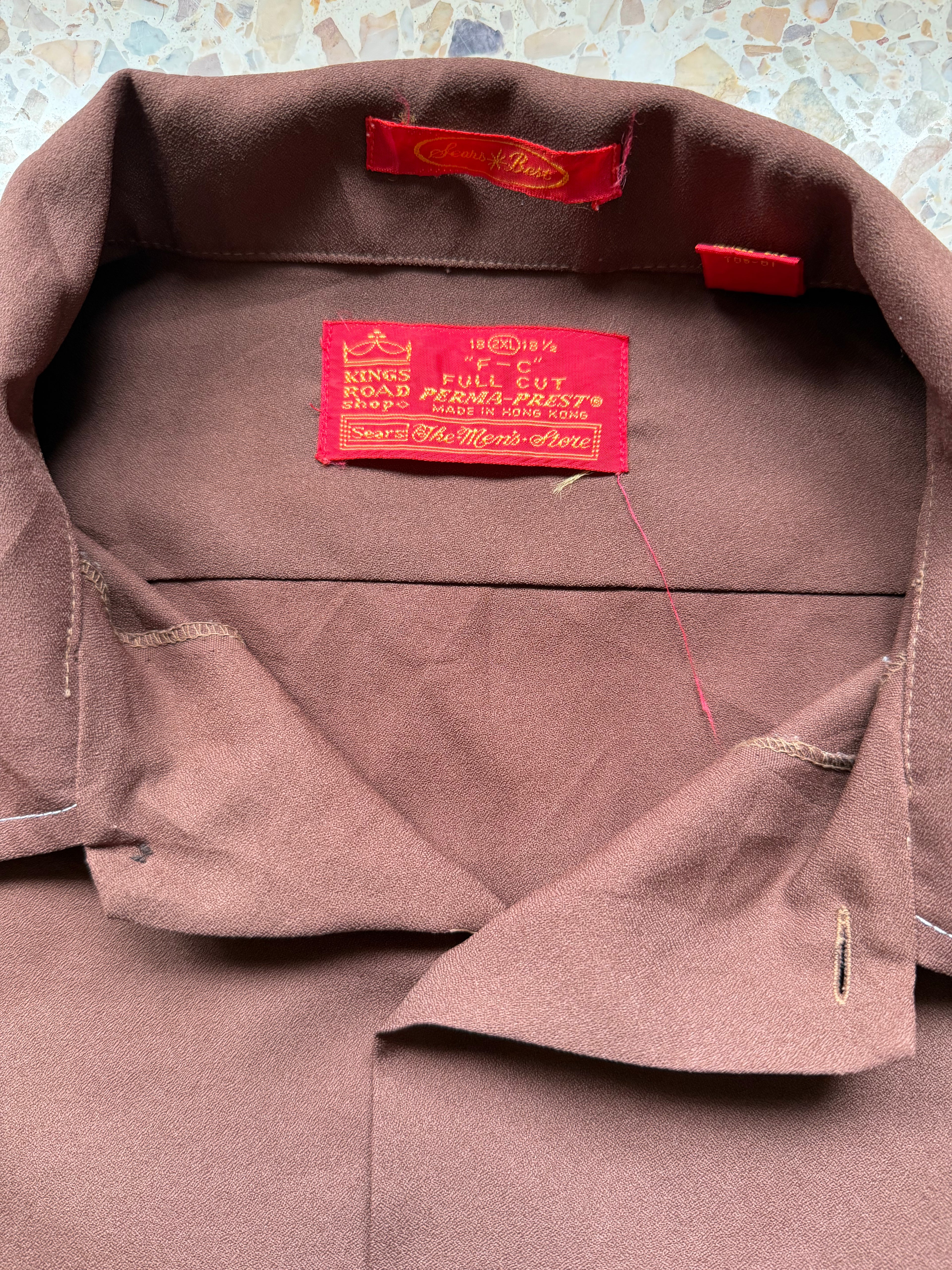 Kings Road Brown Shirt Sleeves