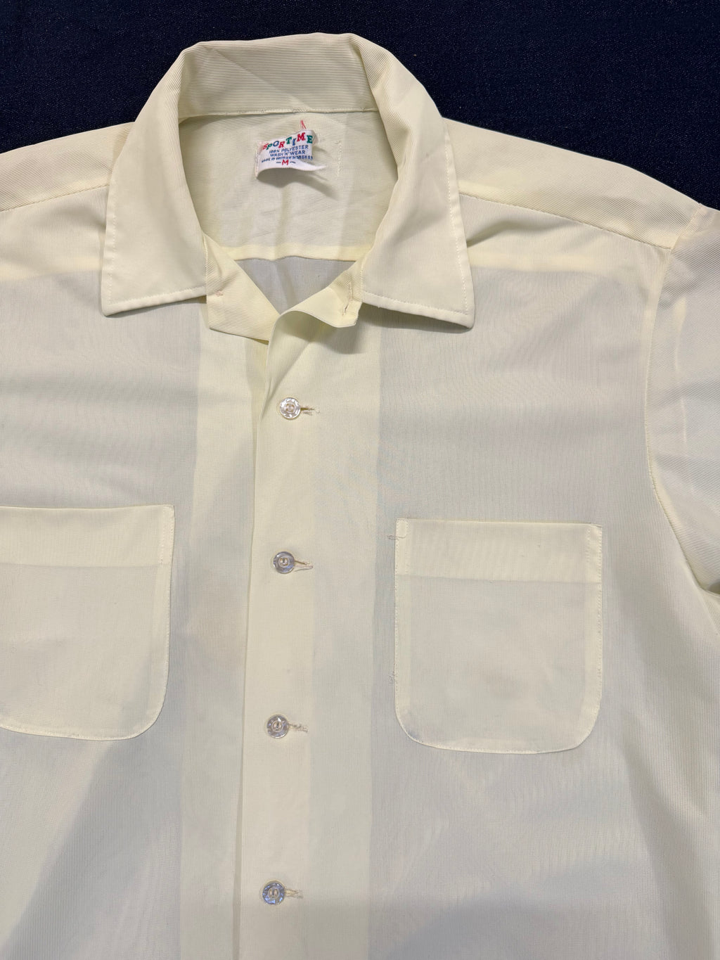 Sportime Yellow Short Sleeve Shirt