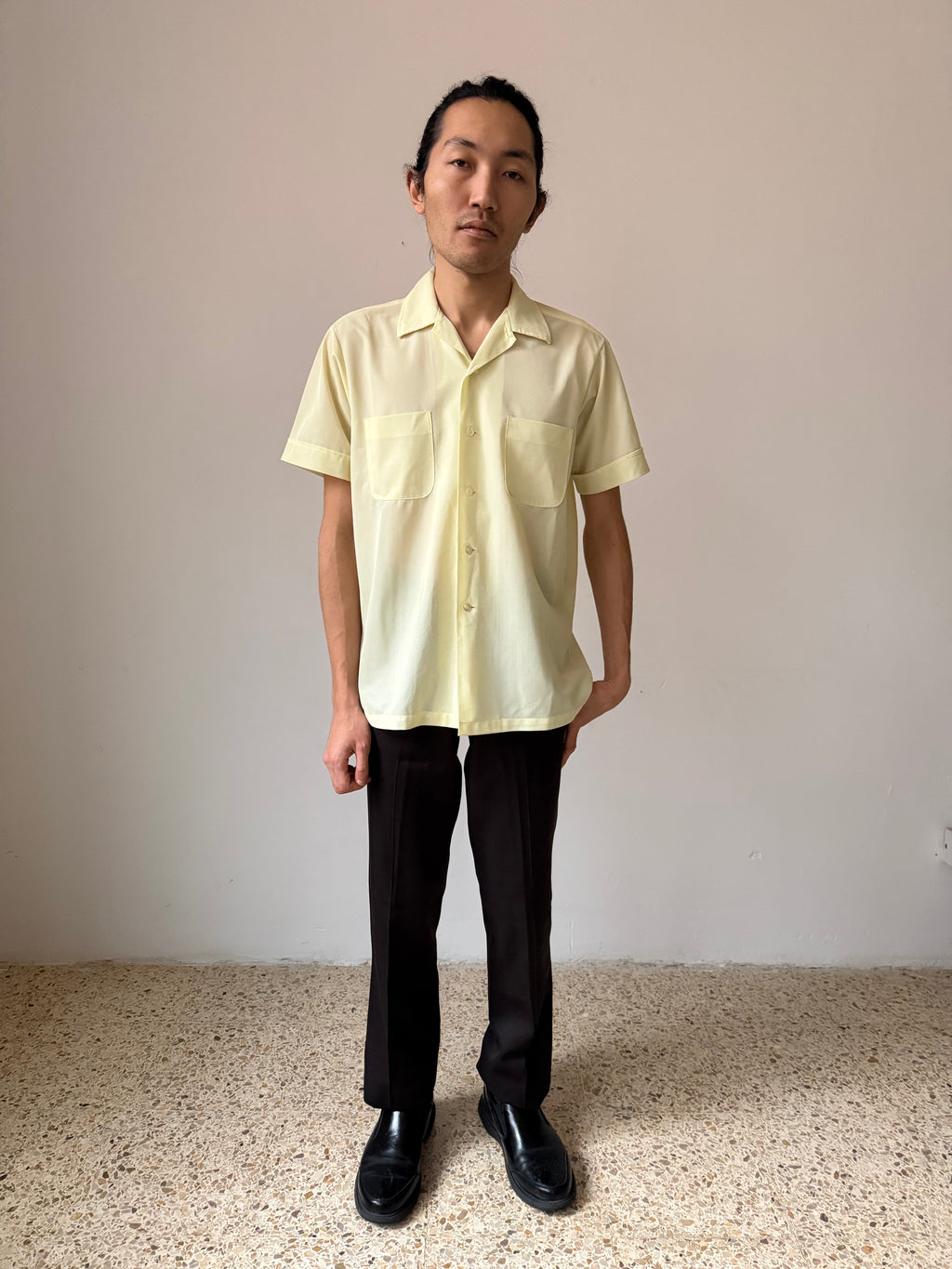 Sportime Yellow Short Sleeve Shirt