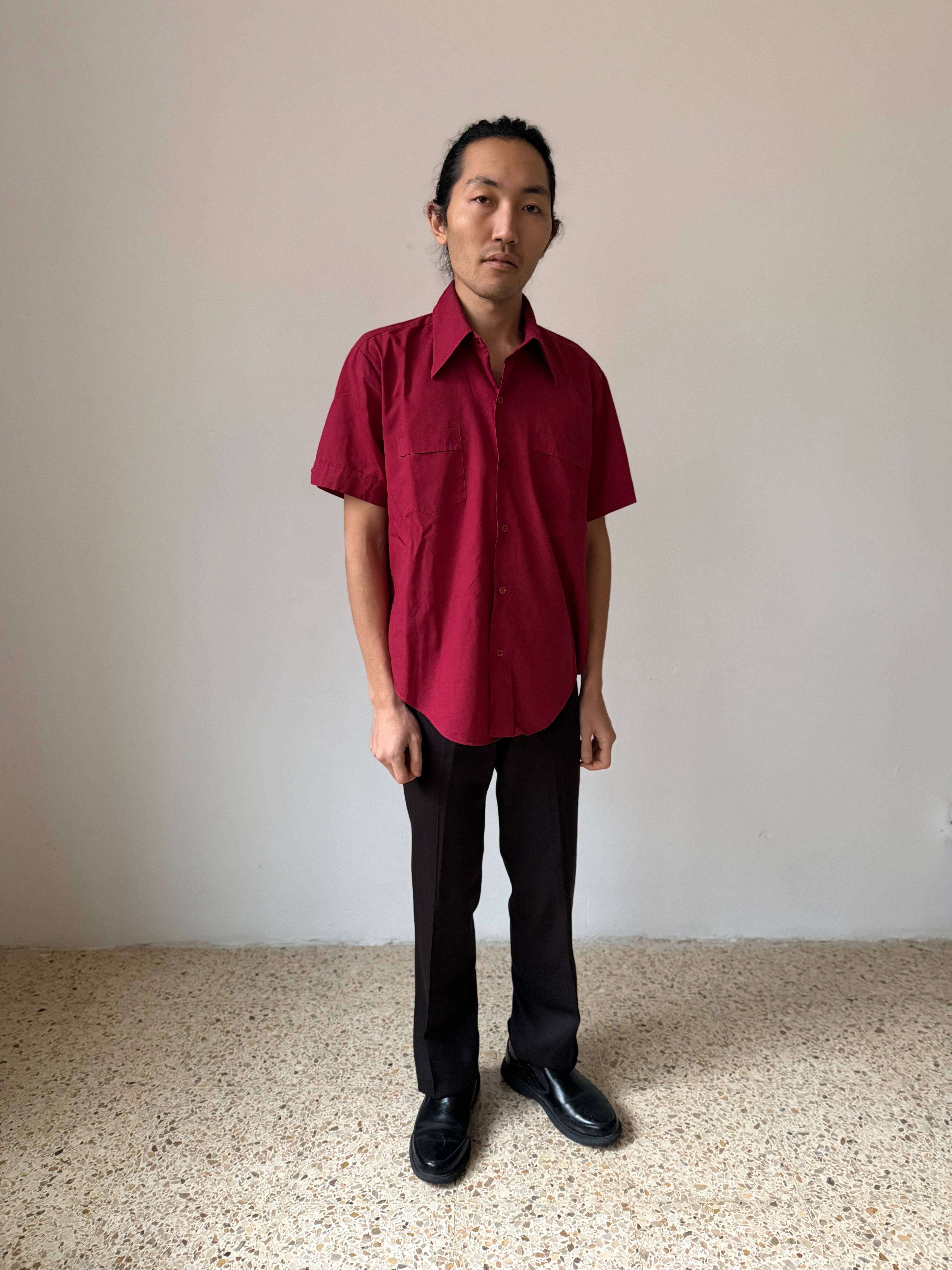 Le Mans Red Short Sleeve Shirt