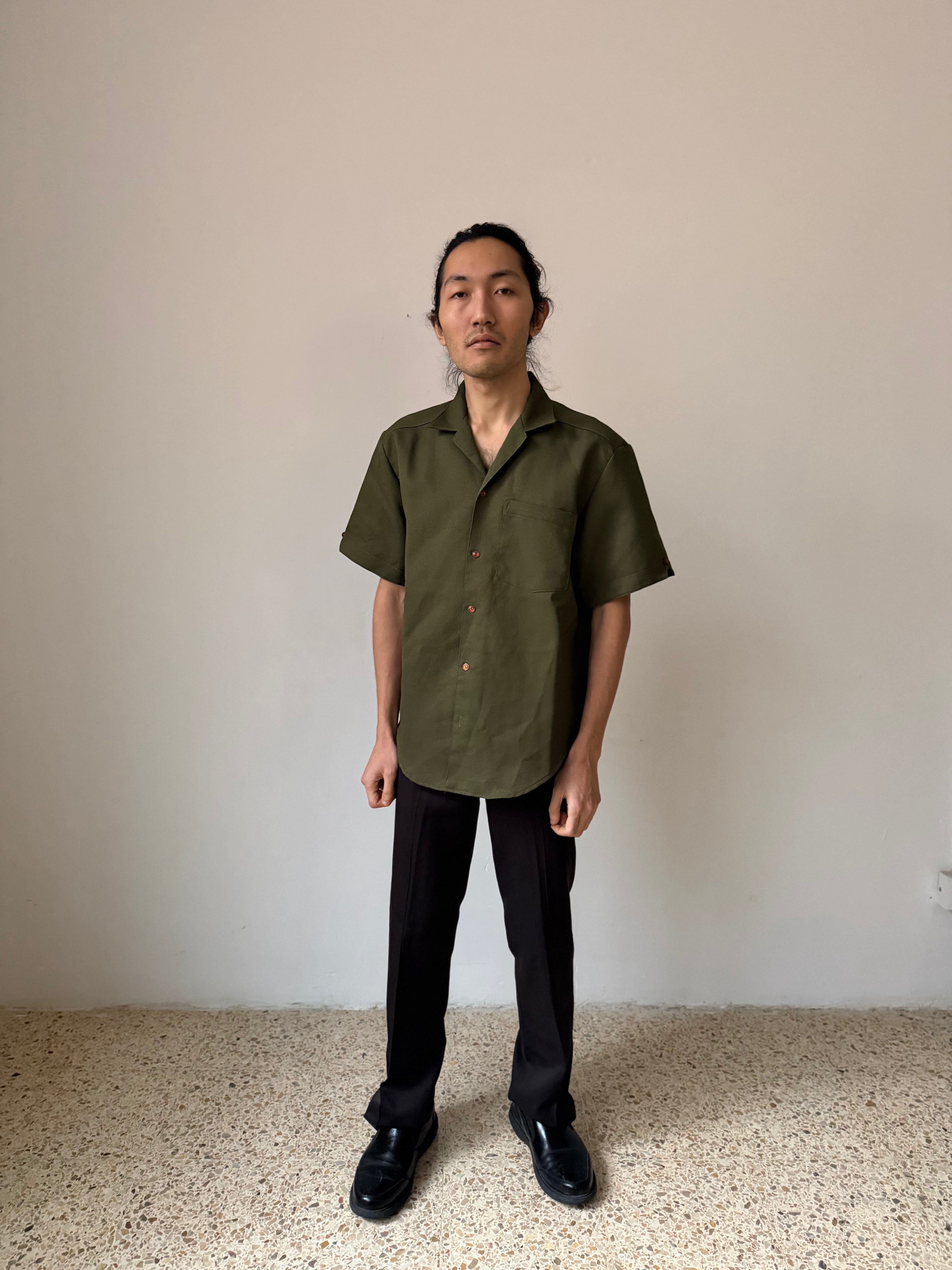 Fink Dark Green Short-sleeved Shirt