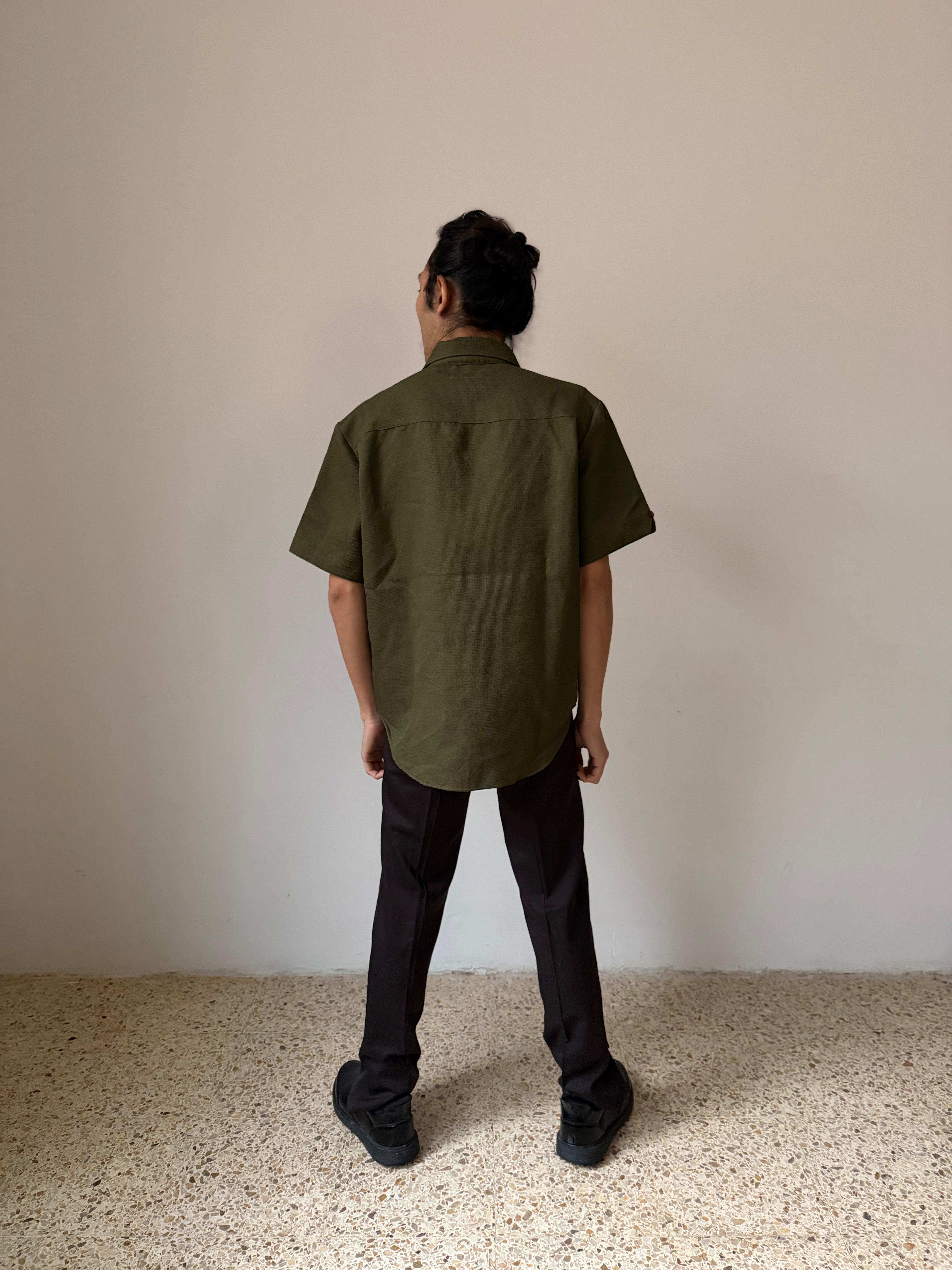 Fink Dark Green Short-sleeved Shirt