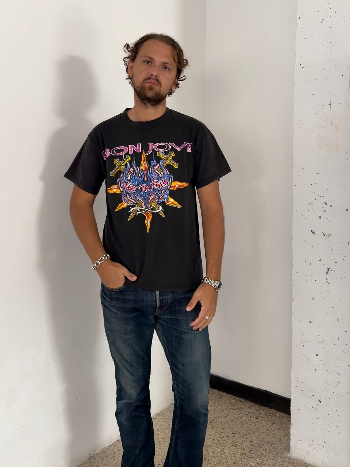 Bon Jovi Keep The Faith World Tour 1993 Tee