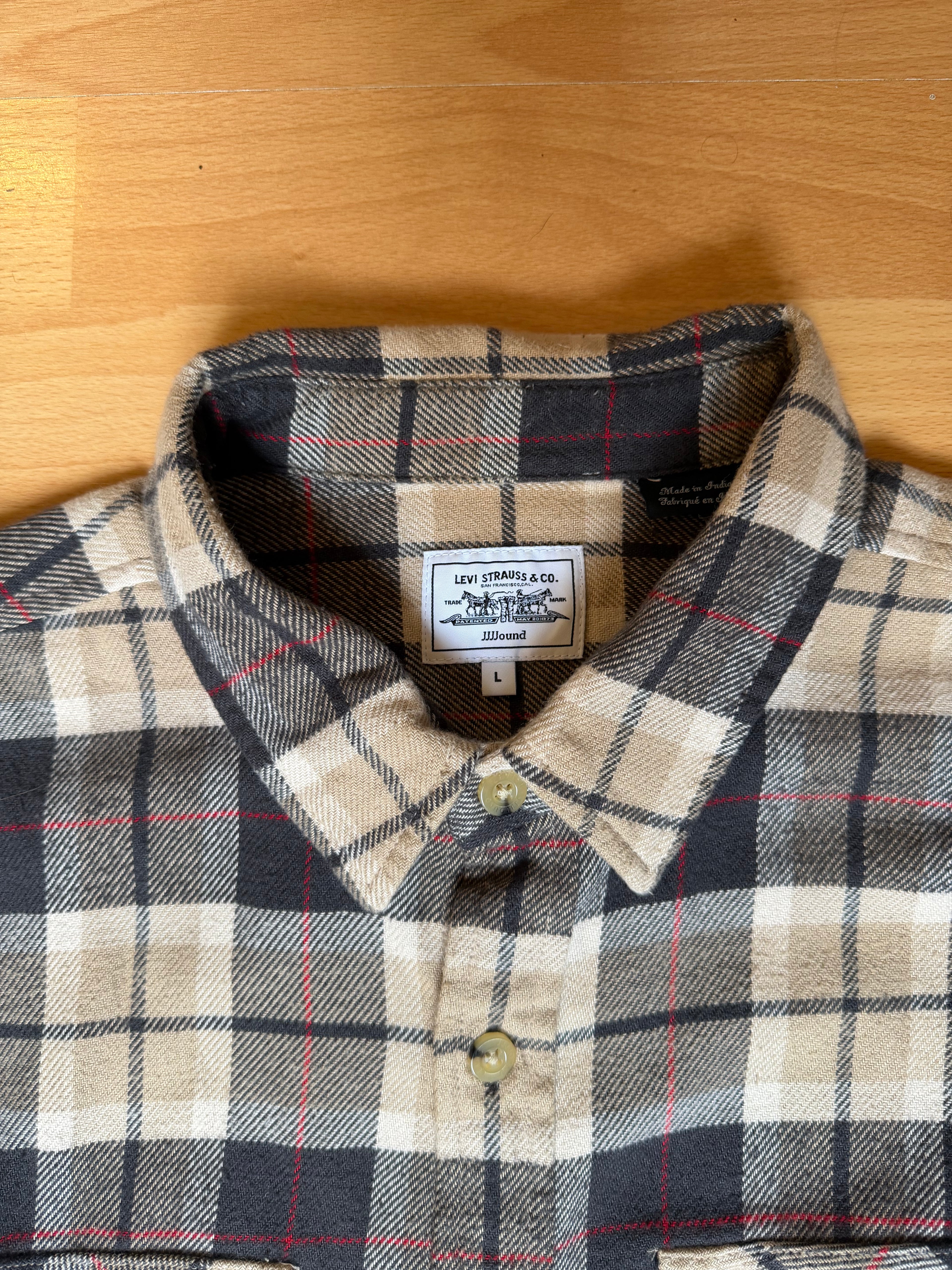 JJJJound x Levi’s Plaid Flannel Shirt