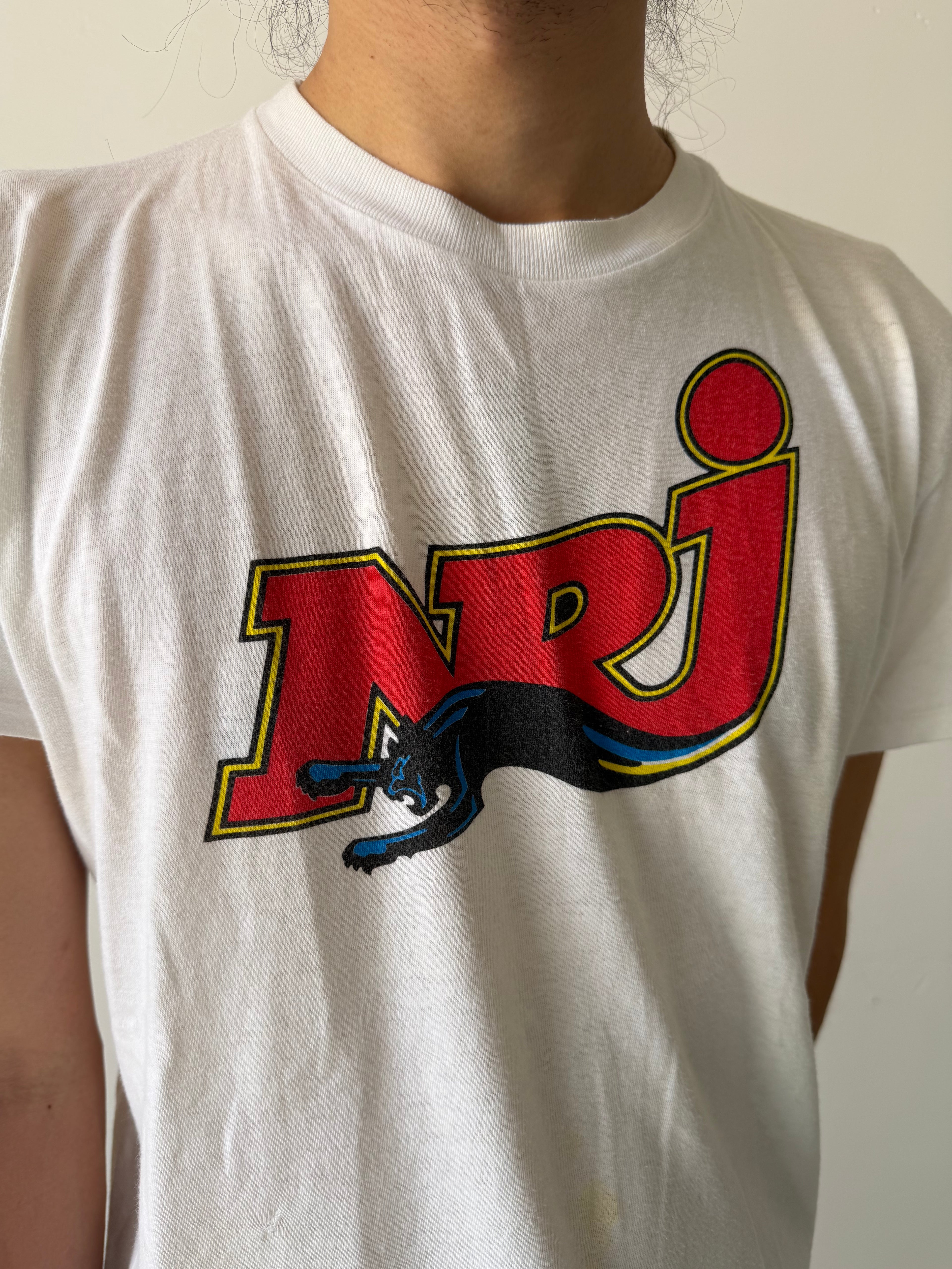 Vintage NRJ Radio Promo Tee — White