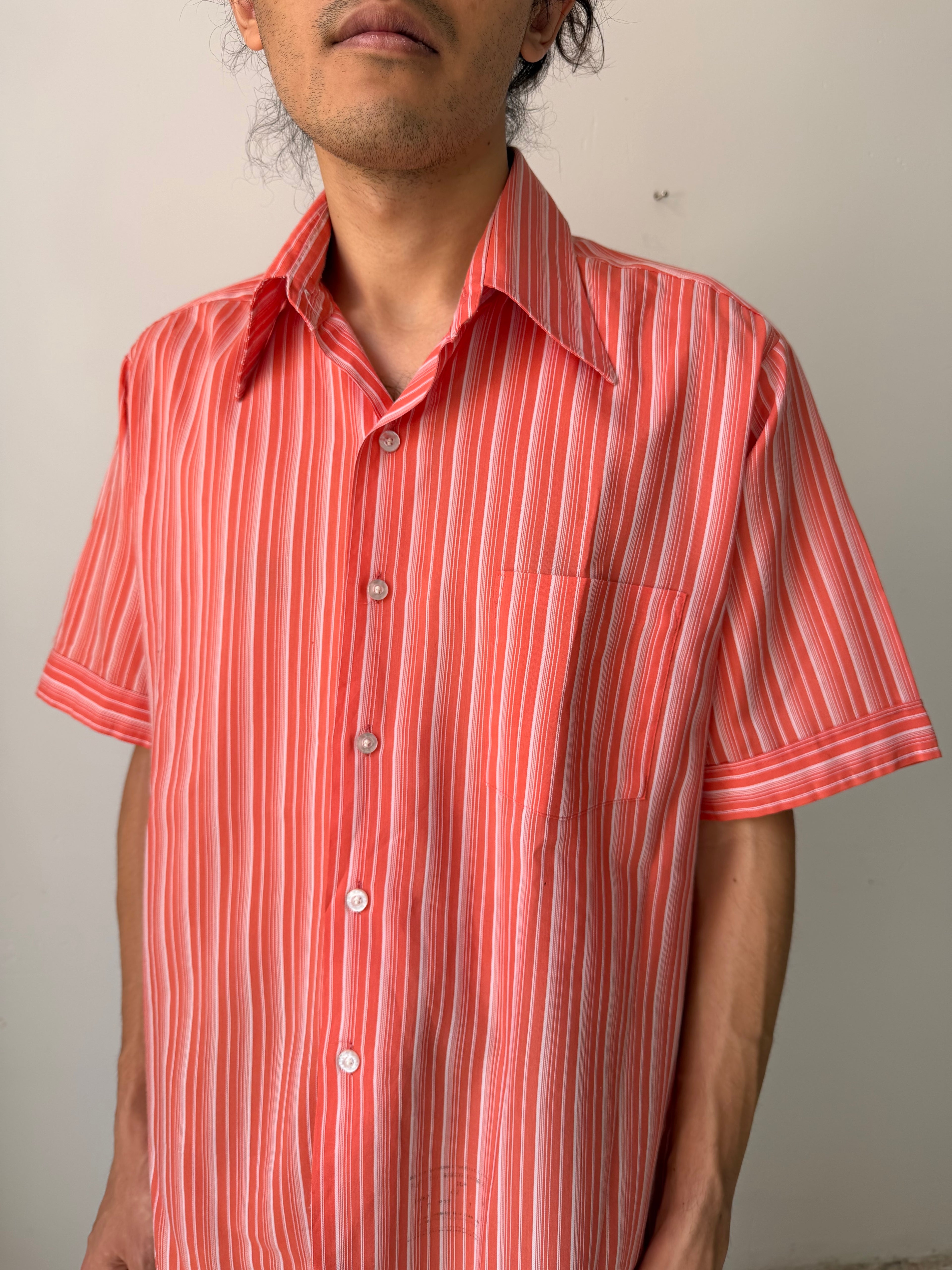 Vintage 1970s Van Heusen "Hampshire House" Striped Shirt