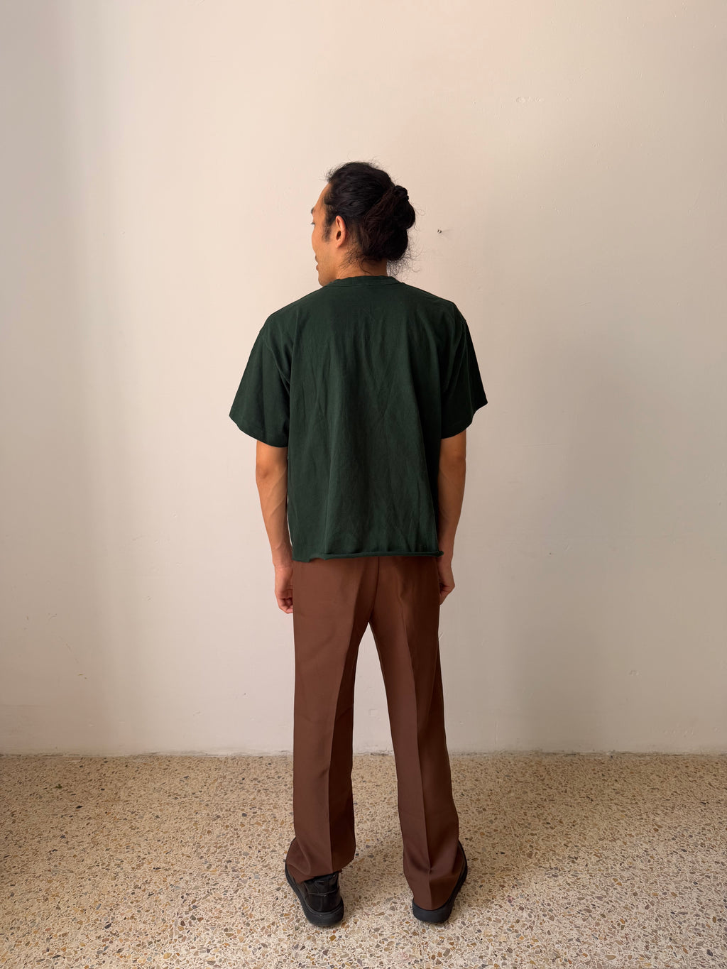 Vintage Martha's Vineyard Island Tee — Faded Forest Green