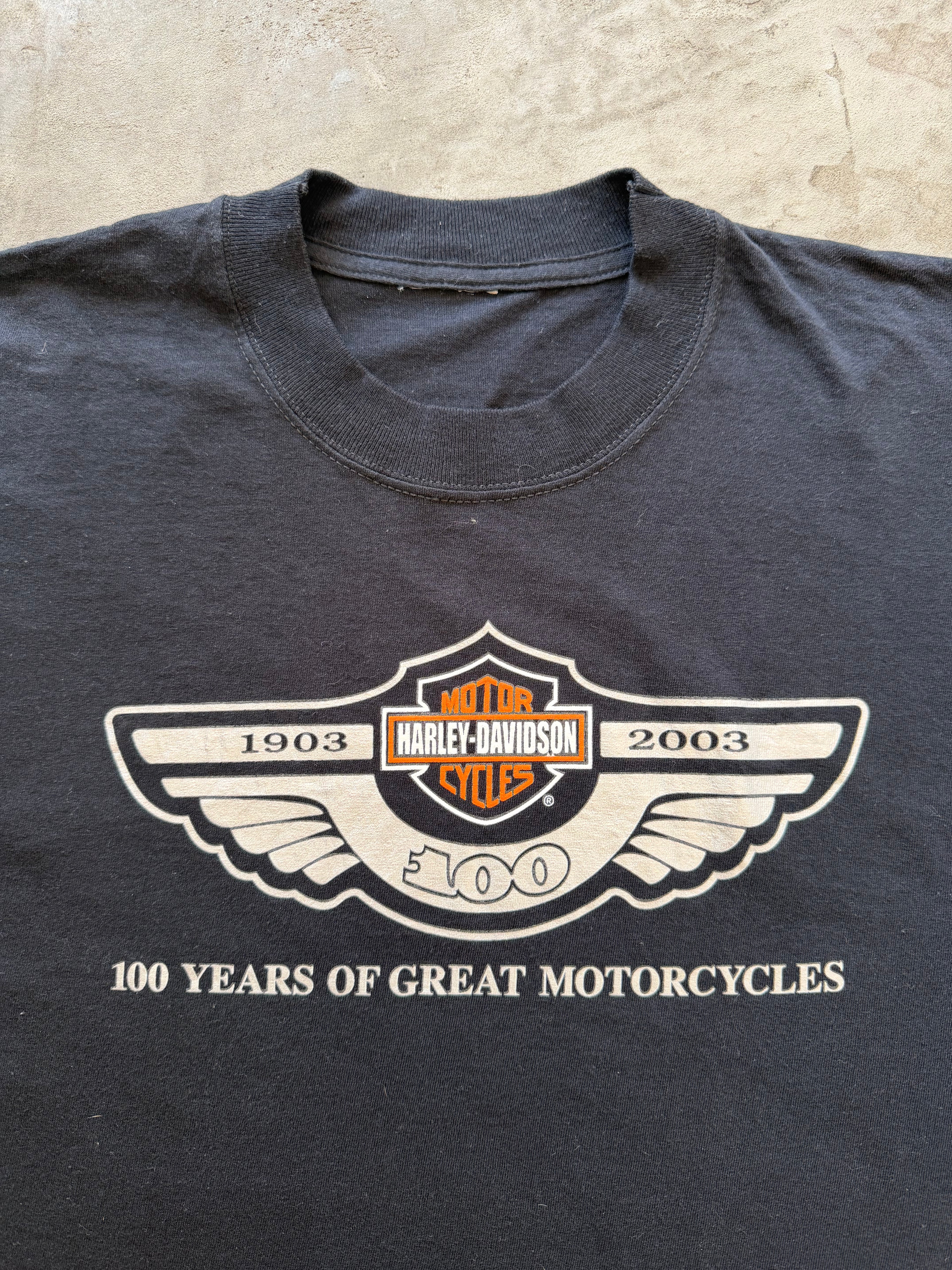 Vintage Harley-Davidson 100th Anniversary Tee