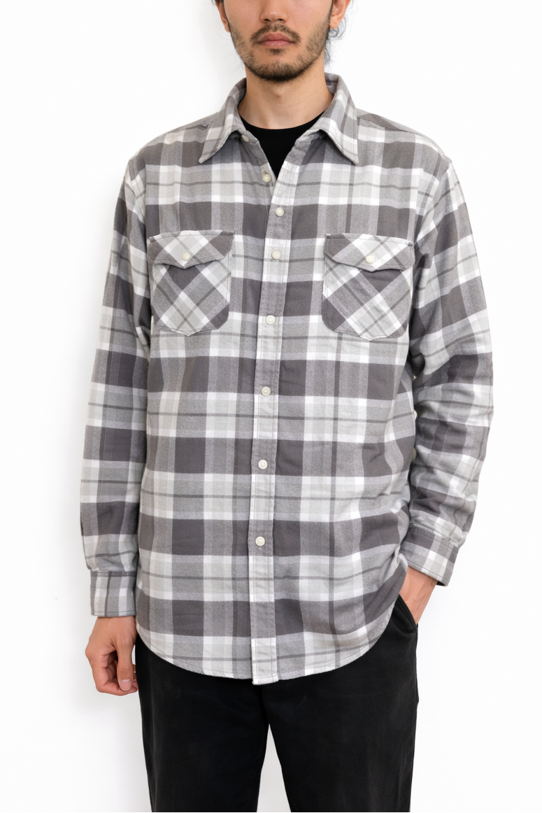 JJJJound Plaid Flannel Shirt