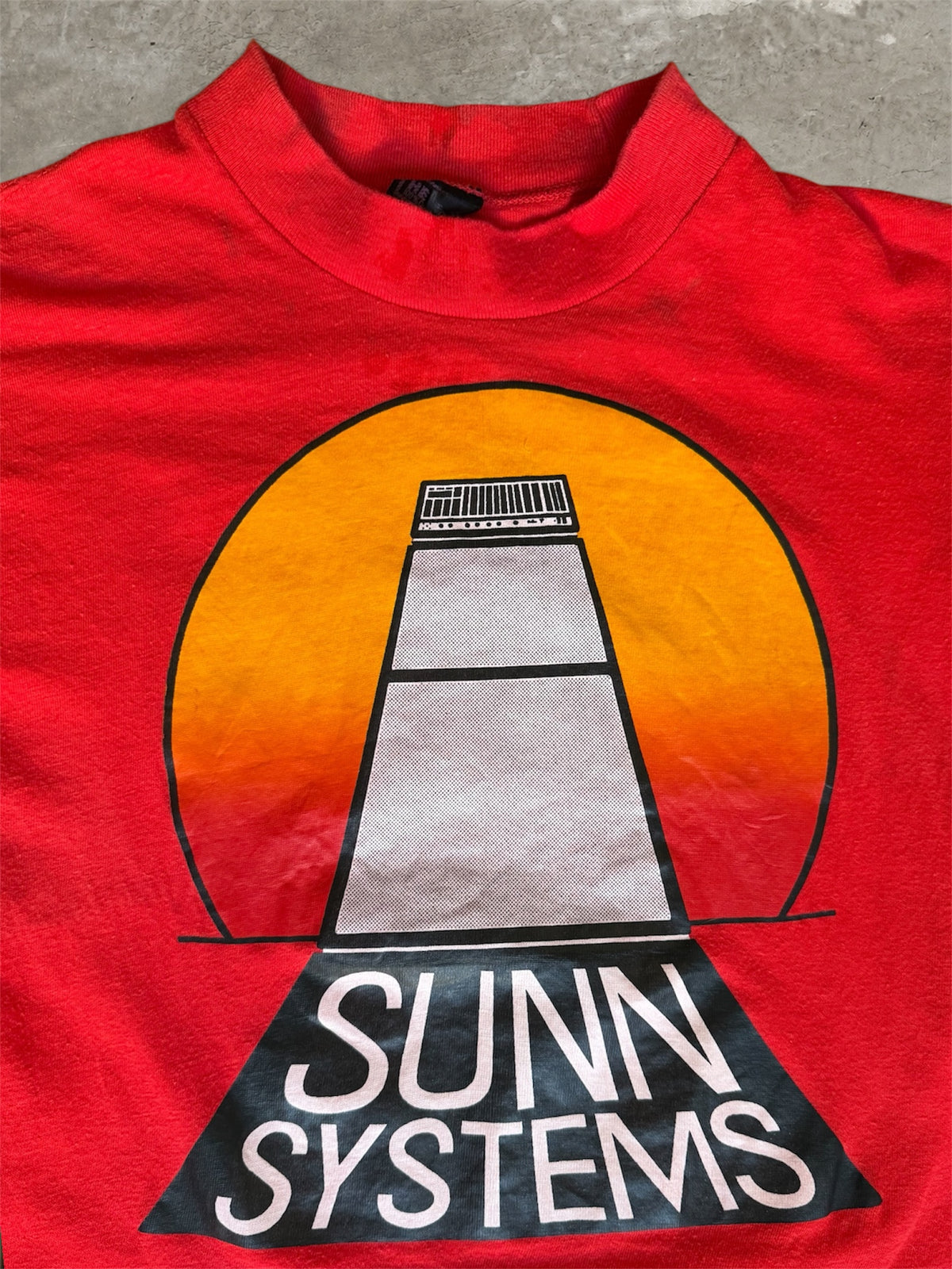 70's Vintage Sunn Systems Red Tee