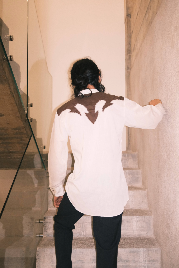 H Bar C Cowboy Shirt 70's