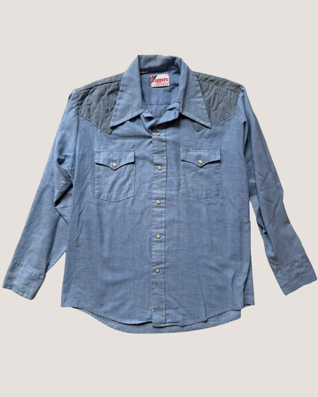 Rappers Blue Shoulder-padded Shirt