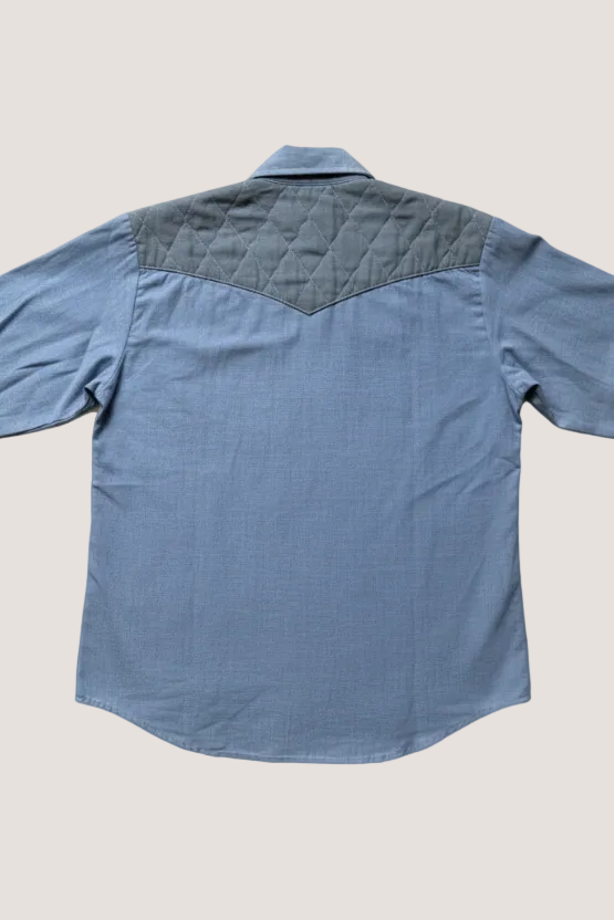 Rappers Blue Shoulder-padded Shirt