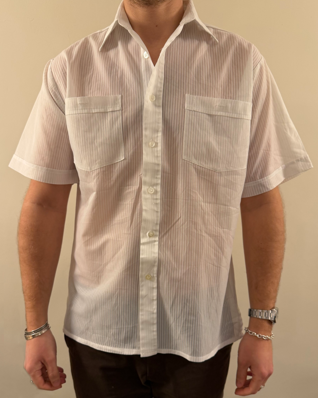 Idletime White Short Sleeves Shirt