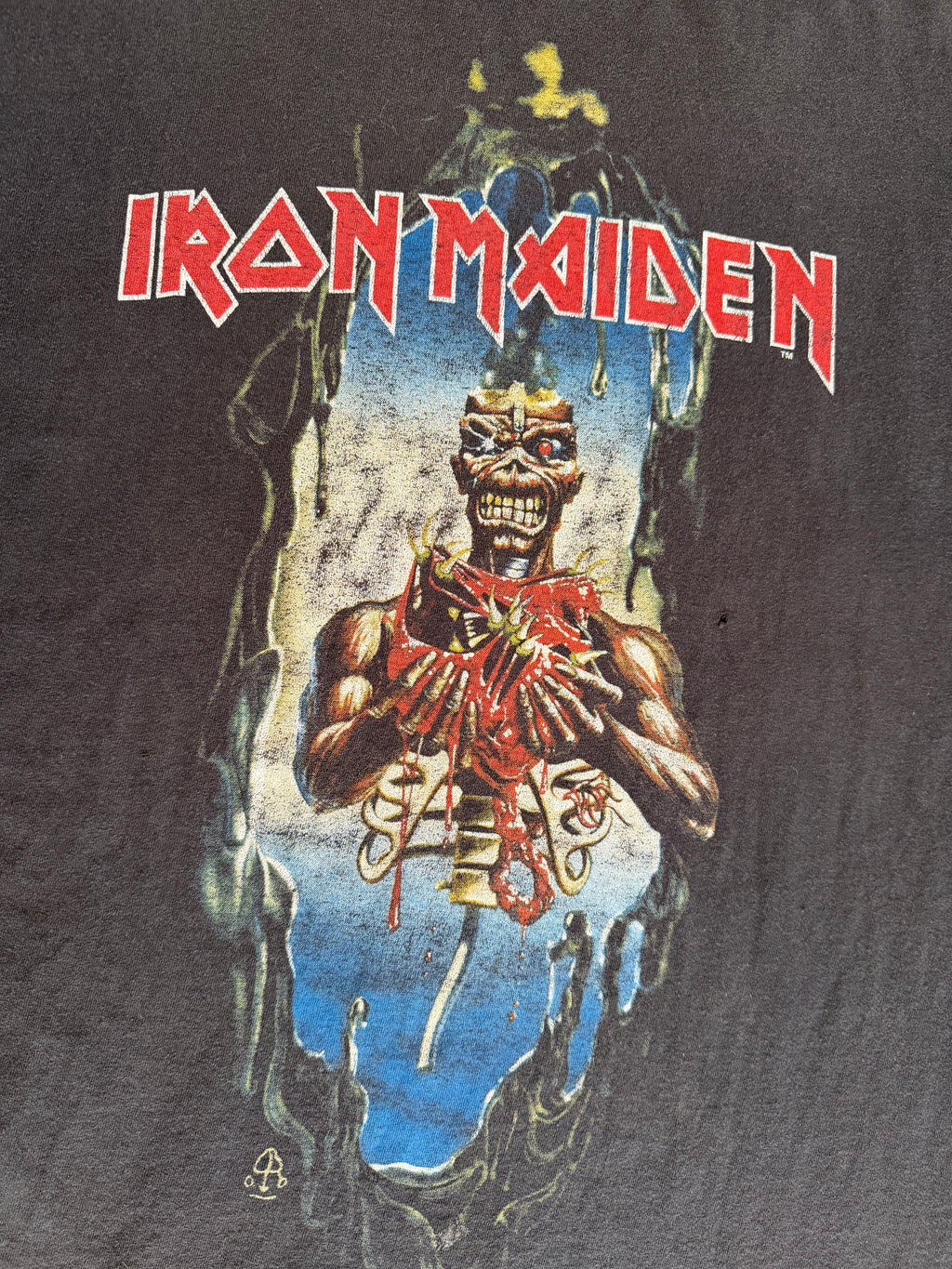 Iron Maiden Seventh Son of a Seventh Son 1988 Screen Stars Single Stitch
