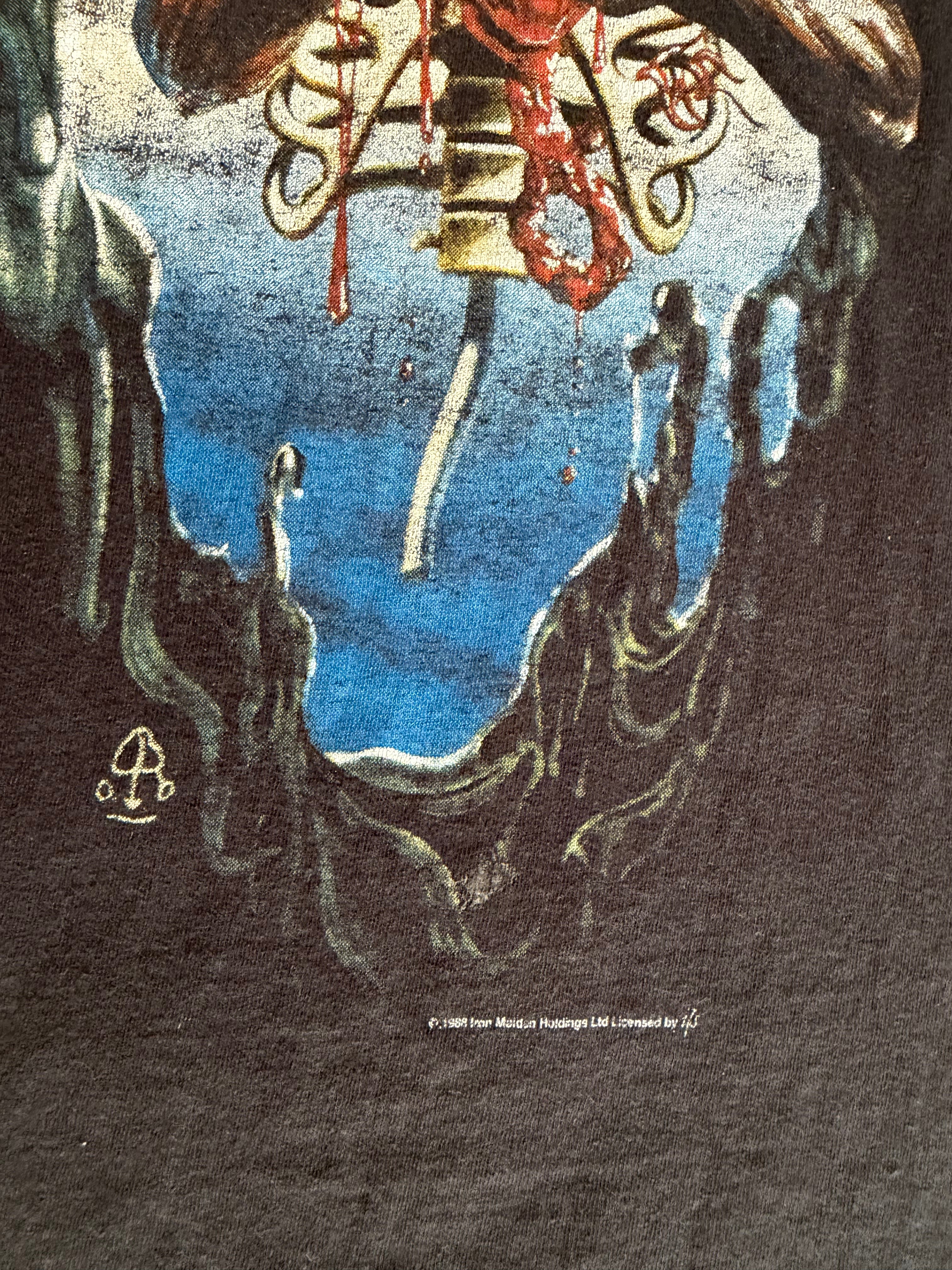 Iron Maiden Seventh Son of a Seventh Son 1988 Screen Stars Single Stitch